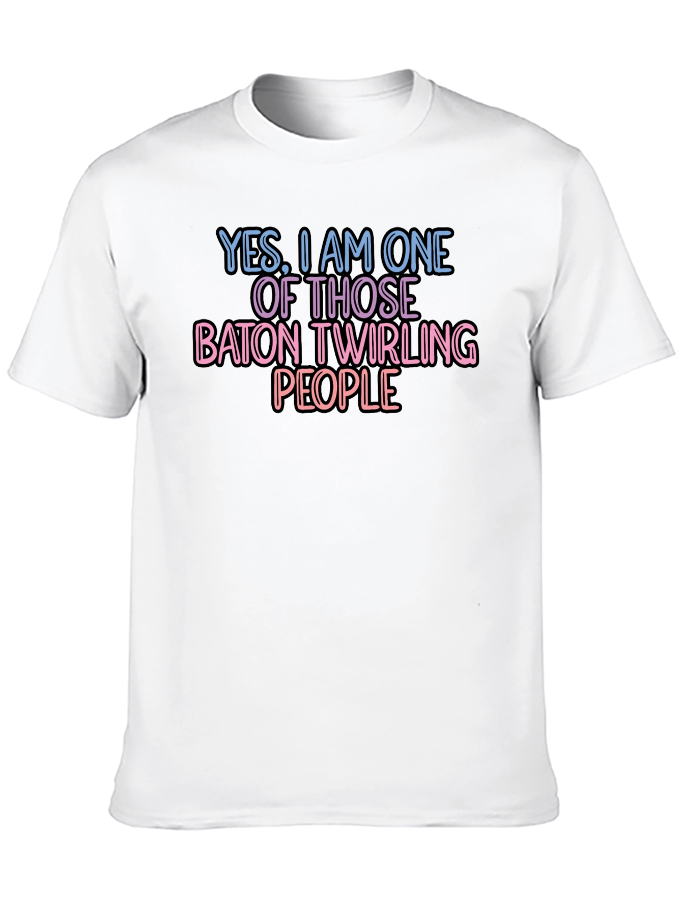 Baton Twirling People Graphic T-Shirt