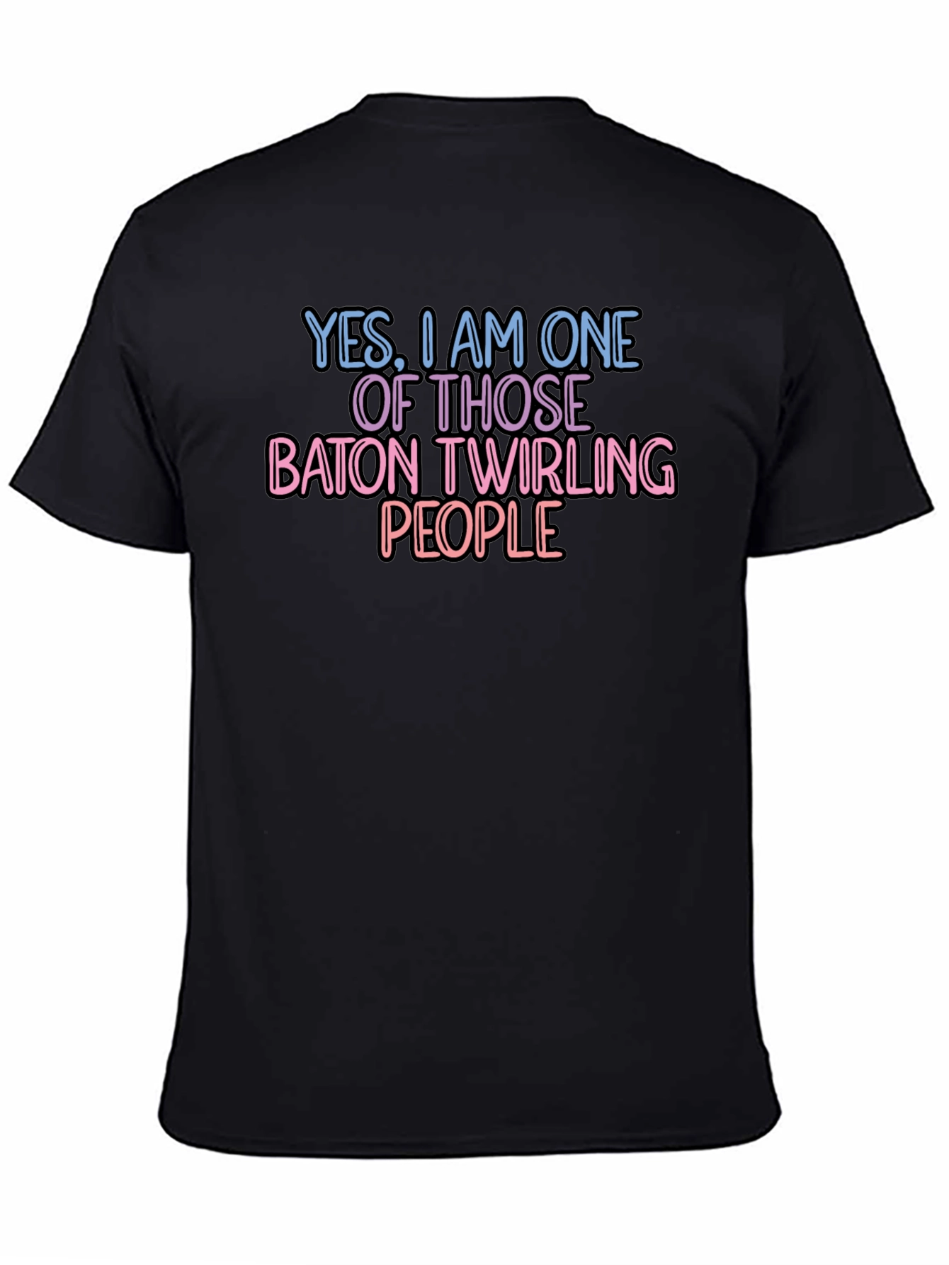 Baton Twirling People Graphic T-Shirt