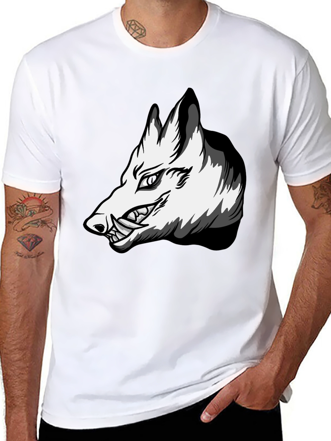 Boar Head Graphic Tee - Fierce Style