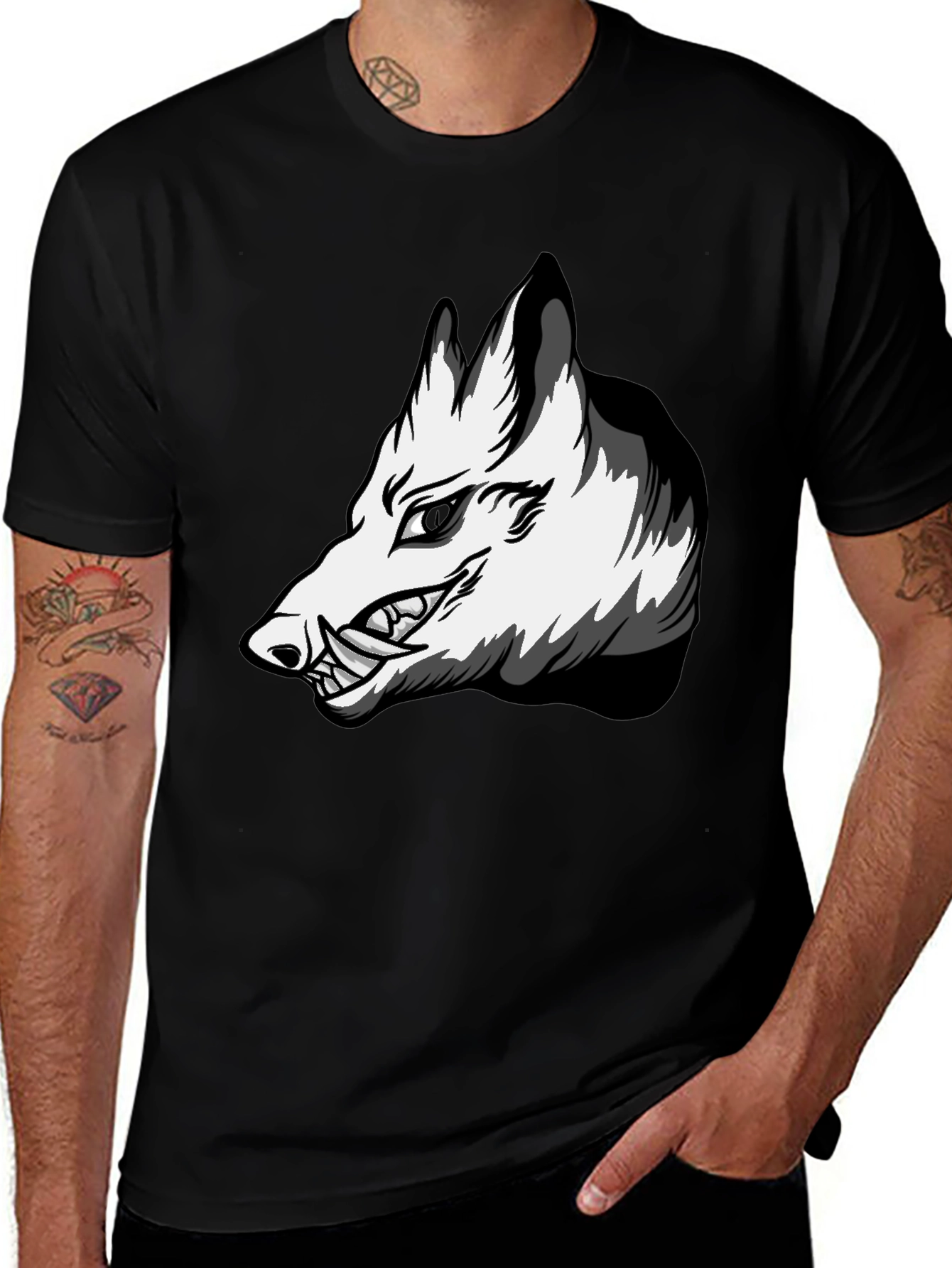 Boar Head Graphic Tee - Fierce Style