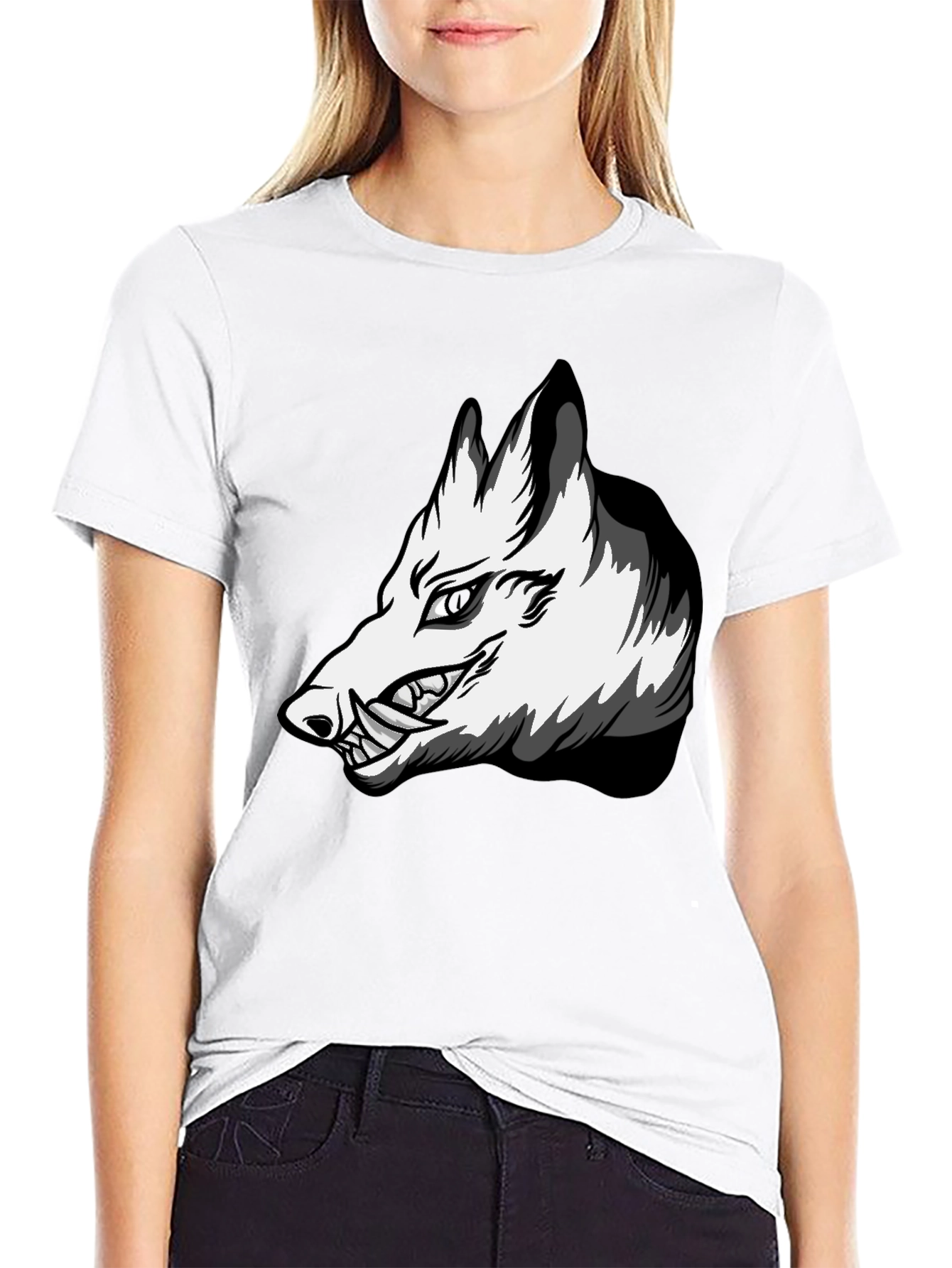 Boar Head Graphic Tee - Fierce Style