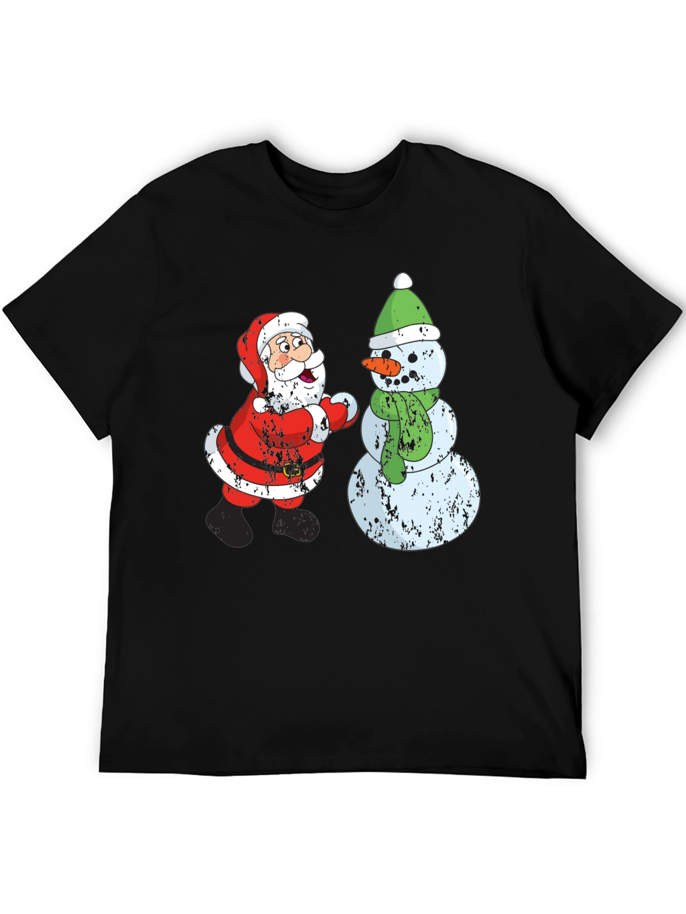 Santa & Snowman Christmas Tee