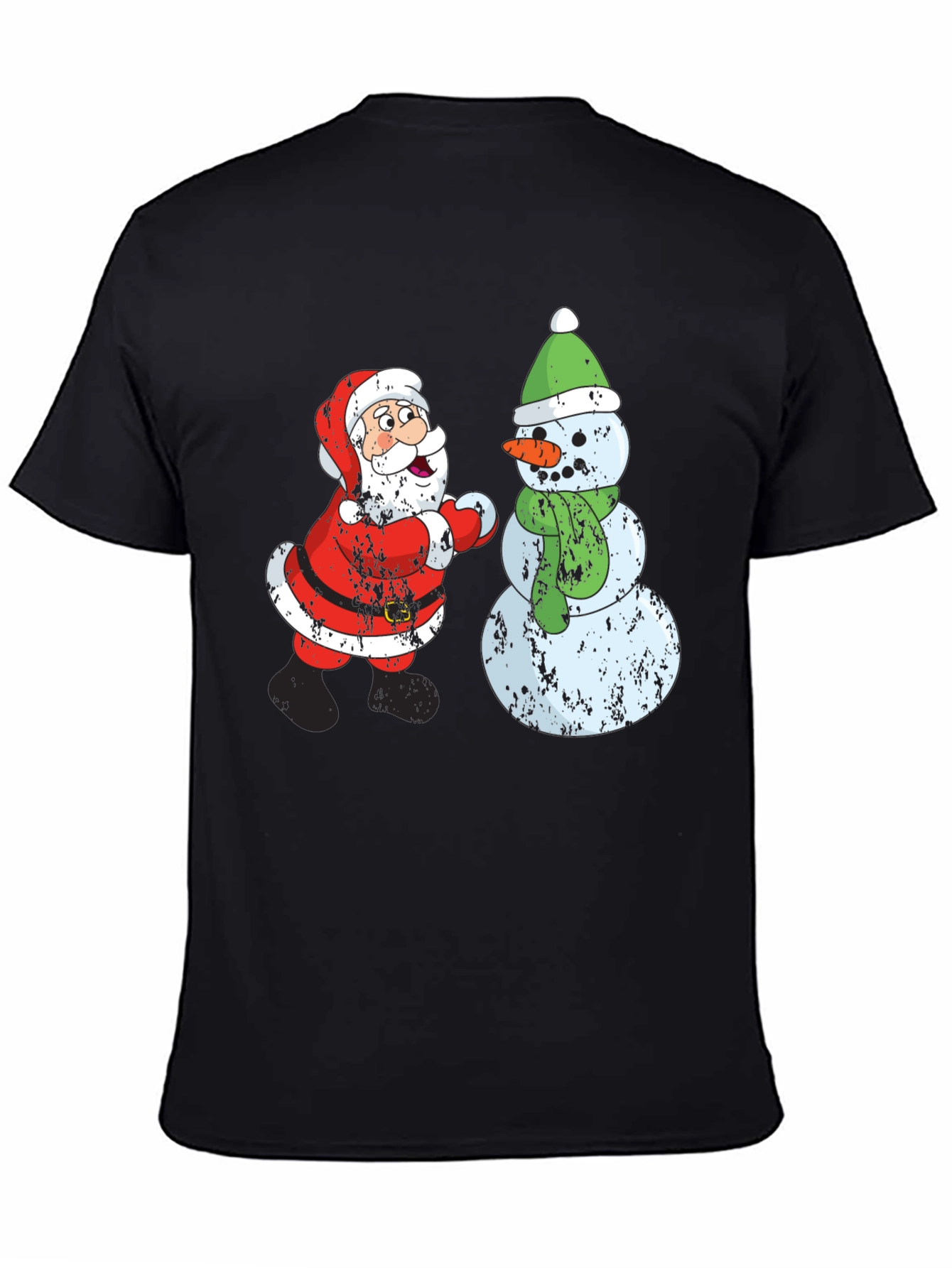 Santa & Snowman Christmas Tee