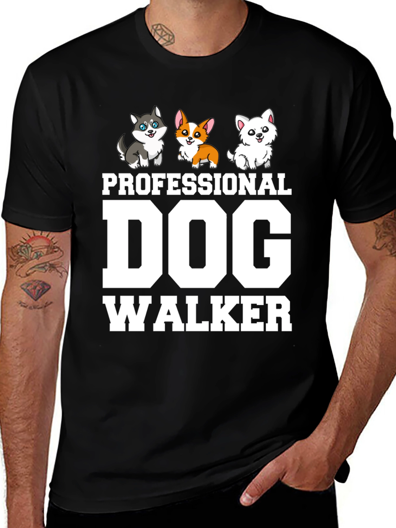 Professional Dog Walker T-Shirt