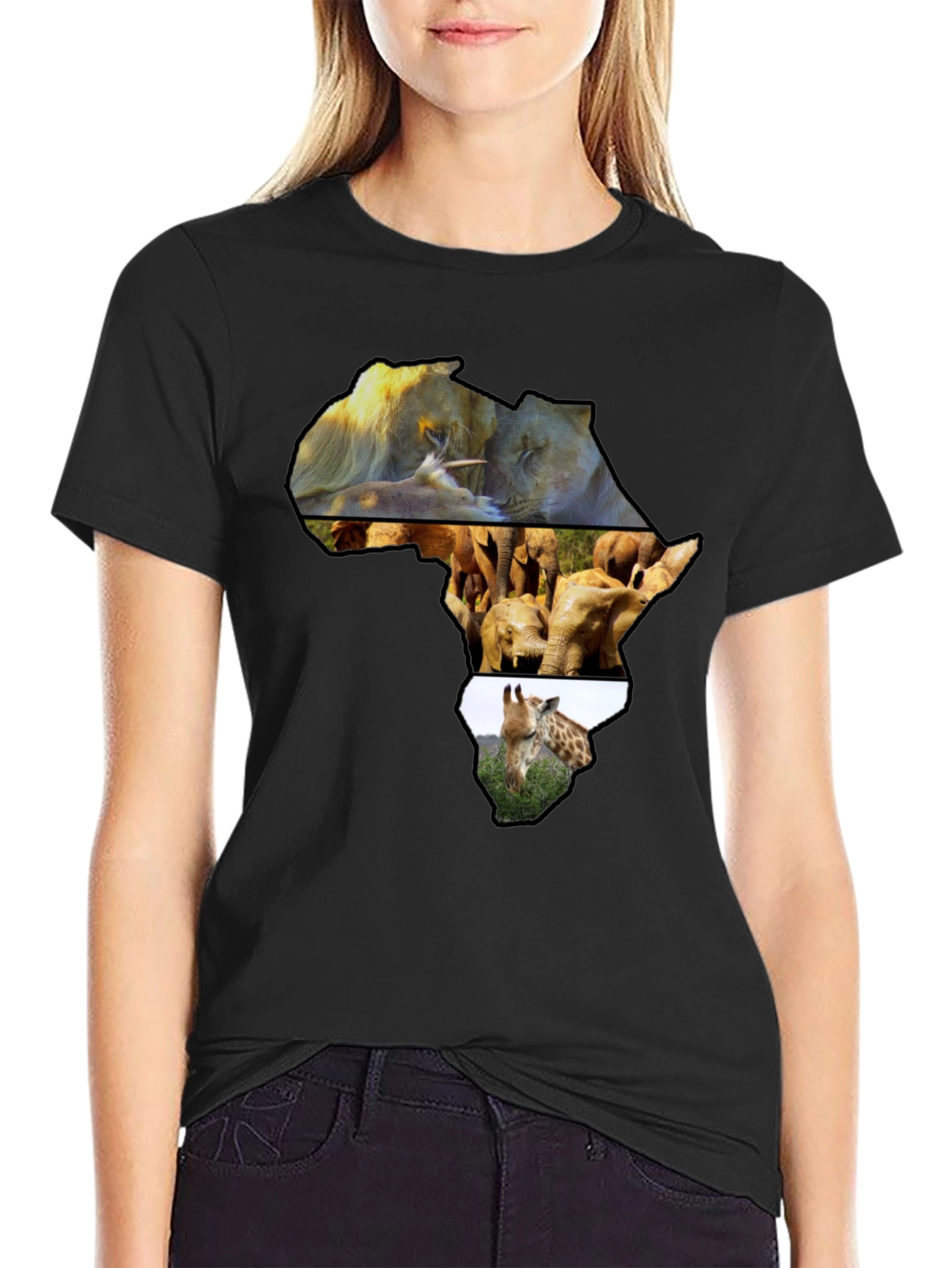 Africa Animals Graphic Tee - Unisex Crew Neck
