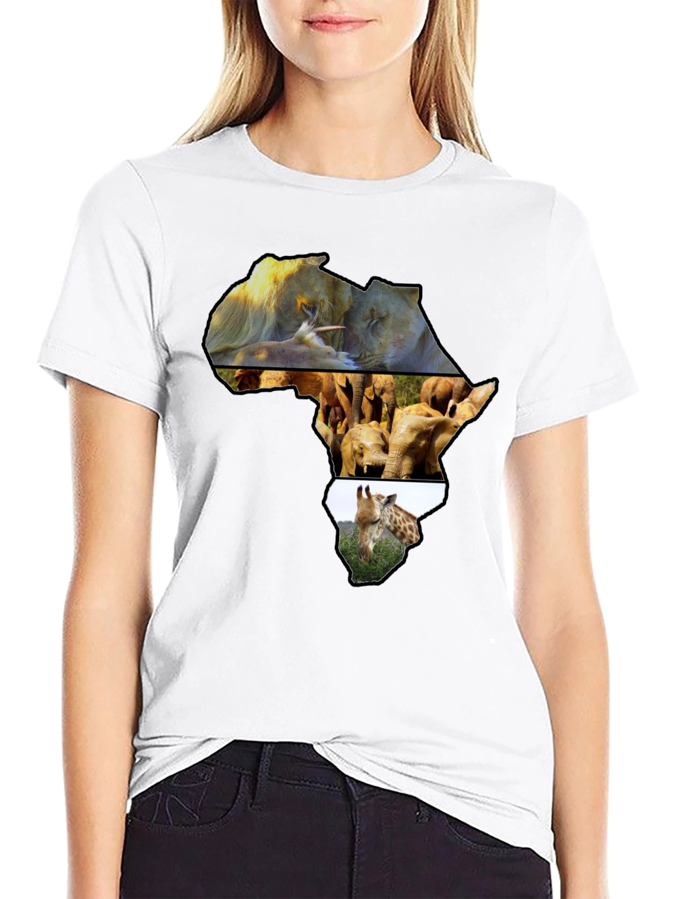 Africa Animals Graphic Tee - Unisex Crew Neck