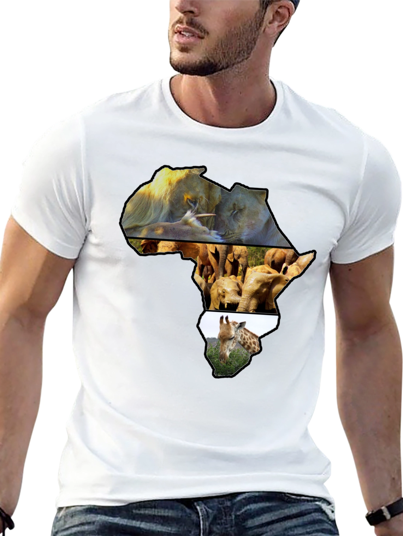 Africa Animals Graphic Tee - Unisex Crew Neck