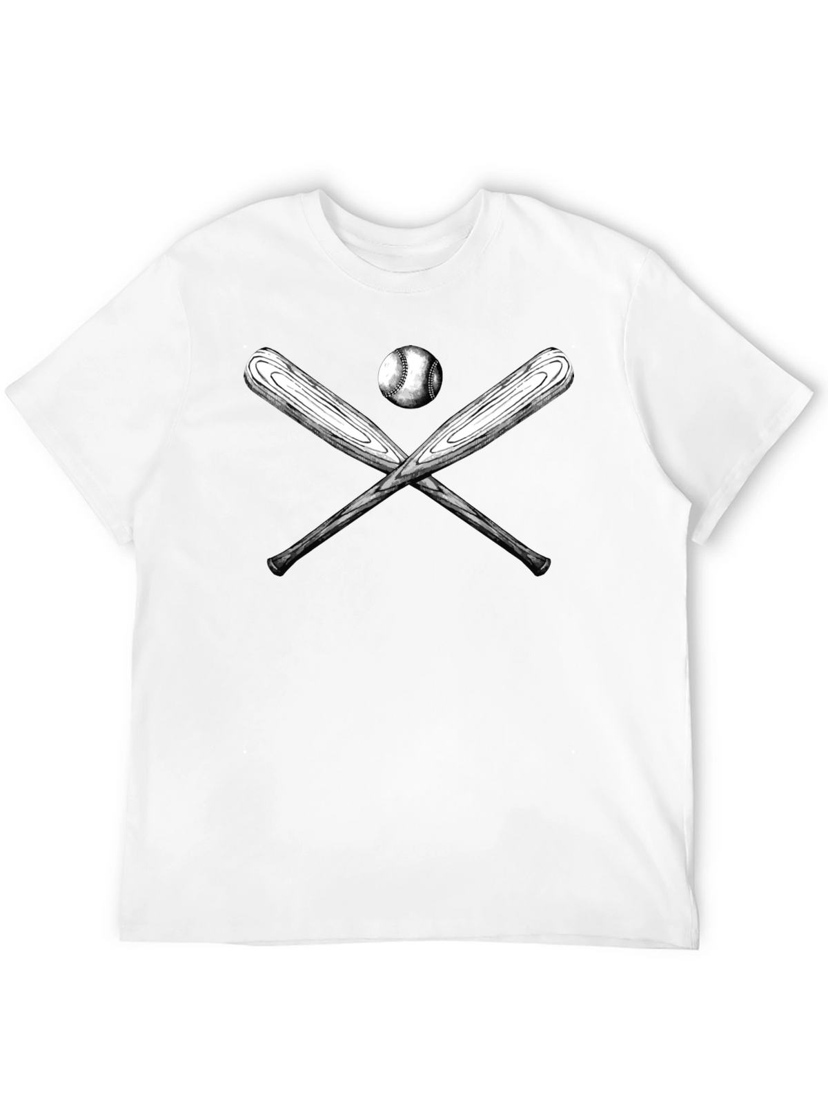 Baseball Bats and Ball Graphic T-Shirt