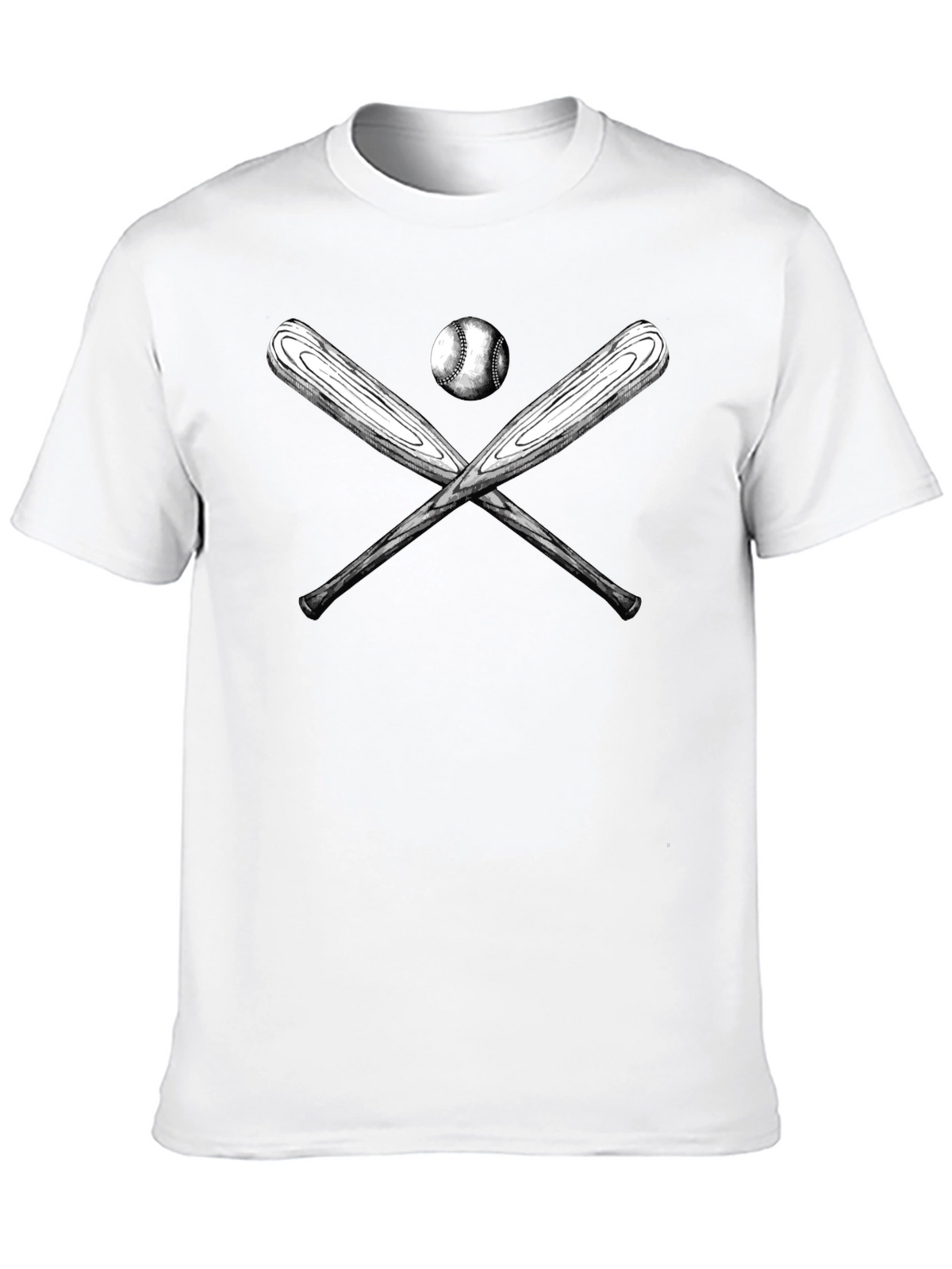 Baseball Bats and Ball Graphic T-Shirt