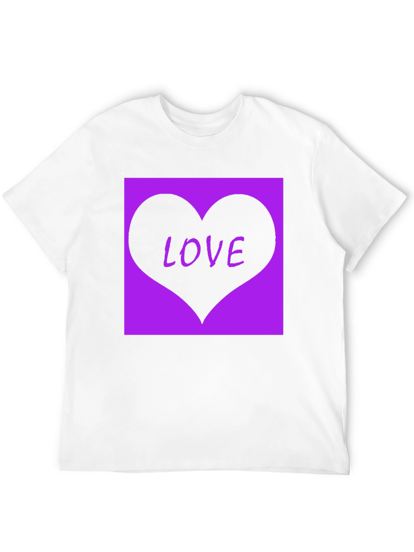 Love Heart Graphic Tee - Black