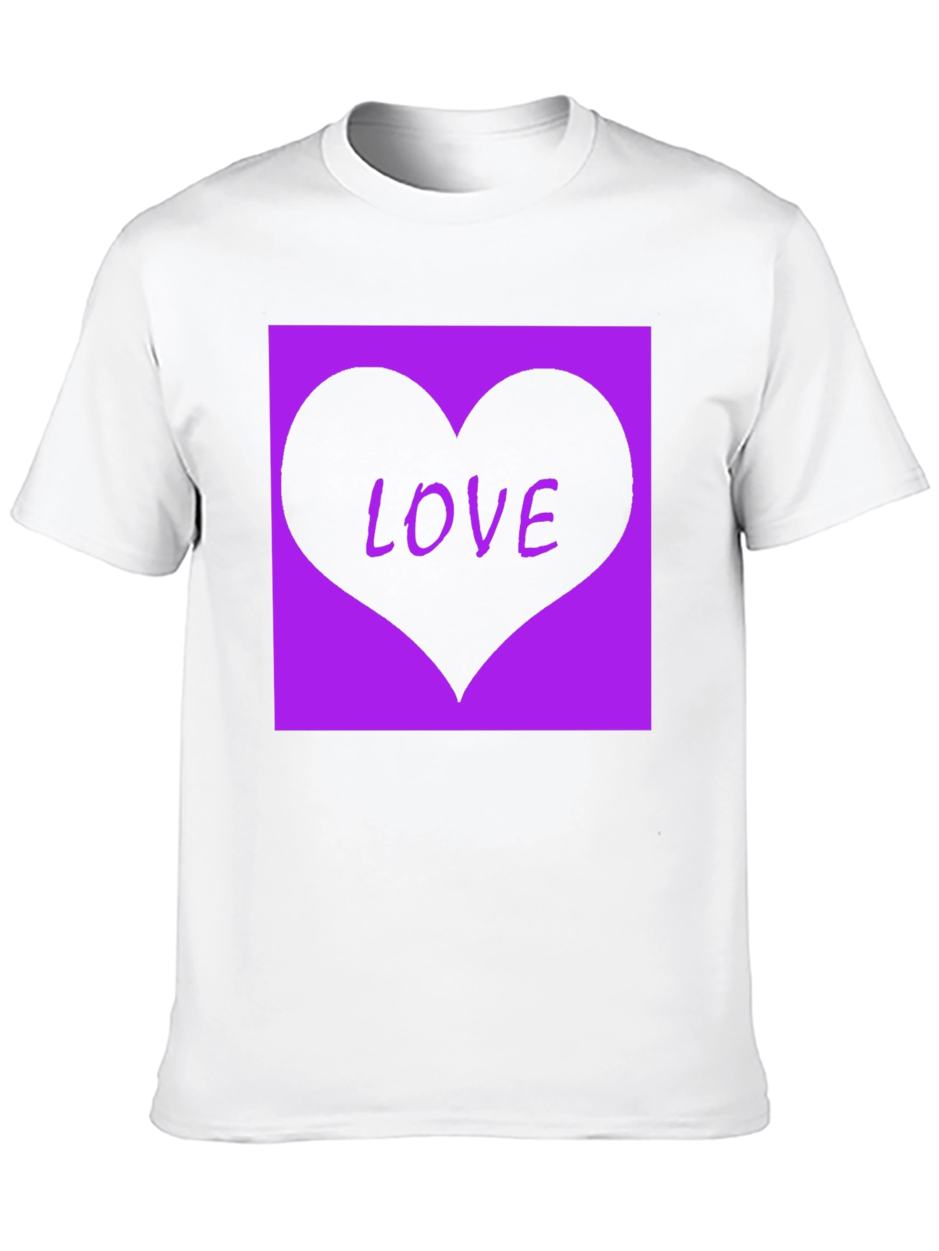 Love Heart Graphic Tee - Black