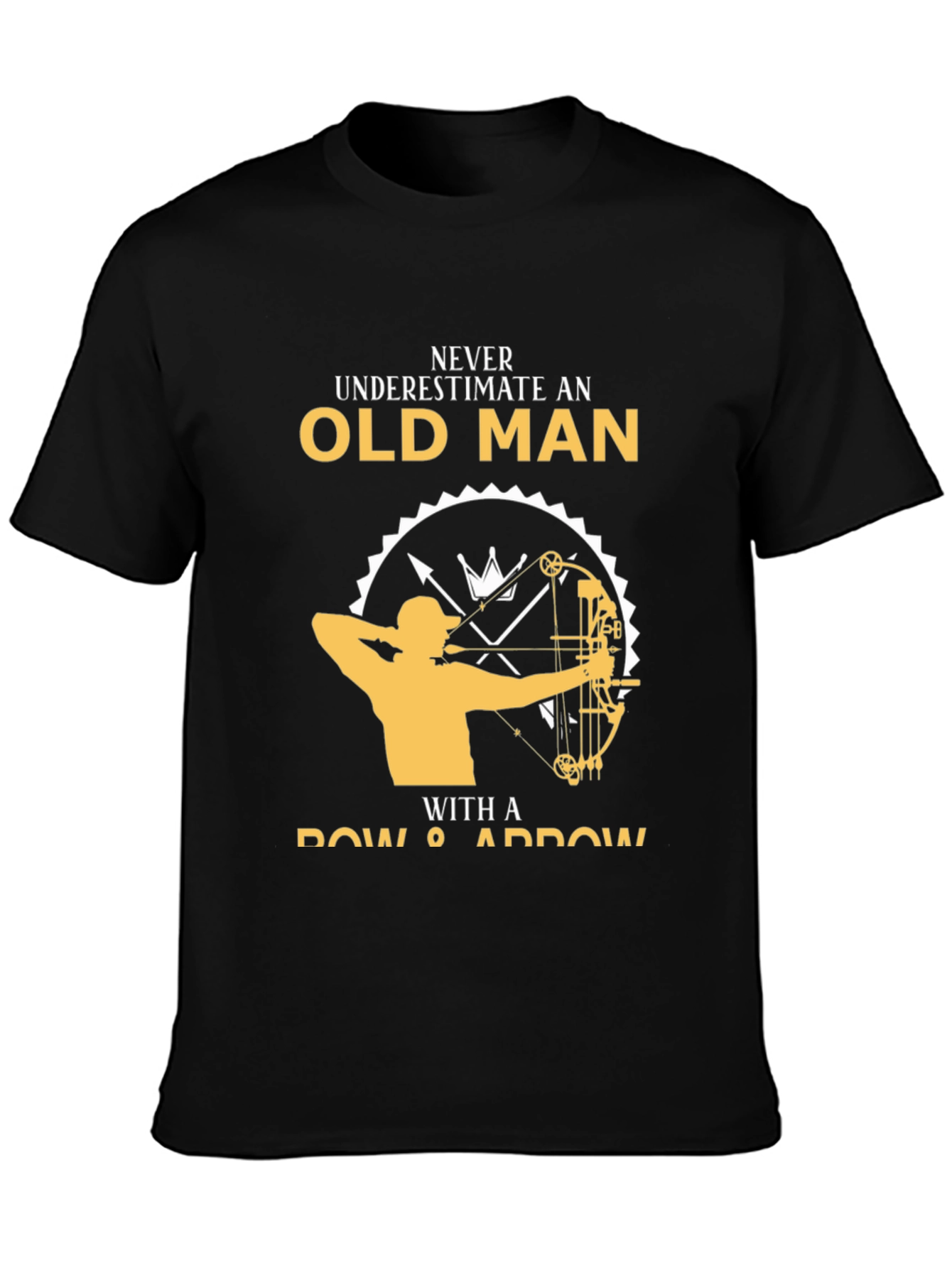 Never Underestimate Old Man T-Shirt