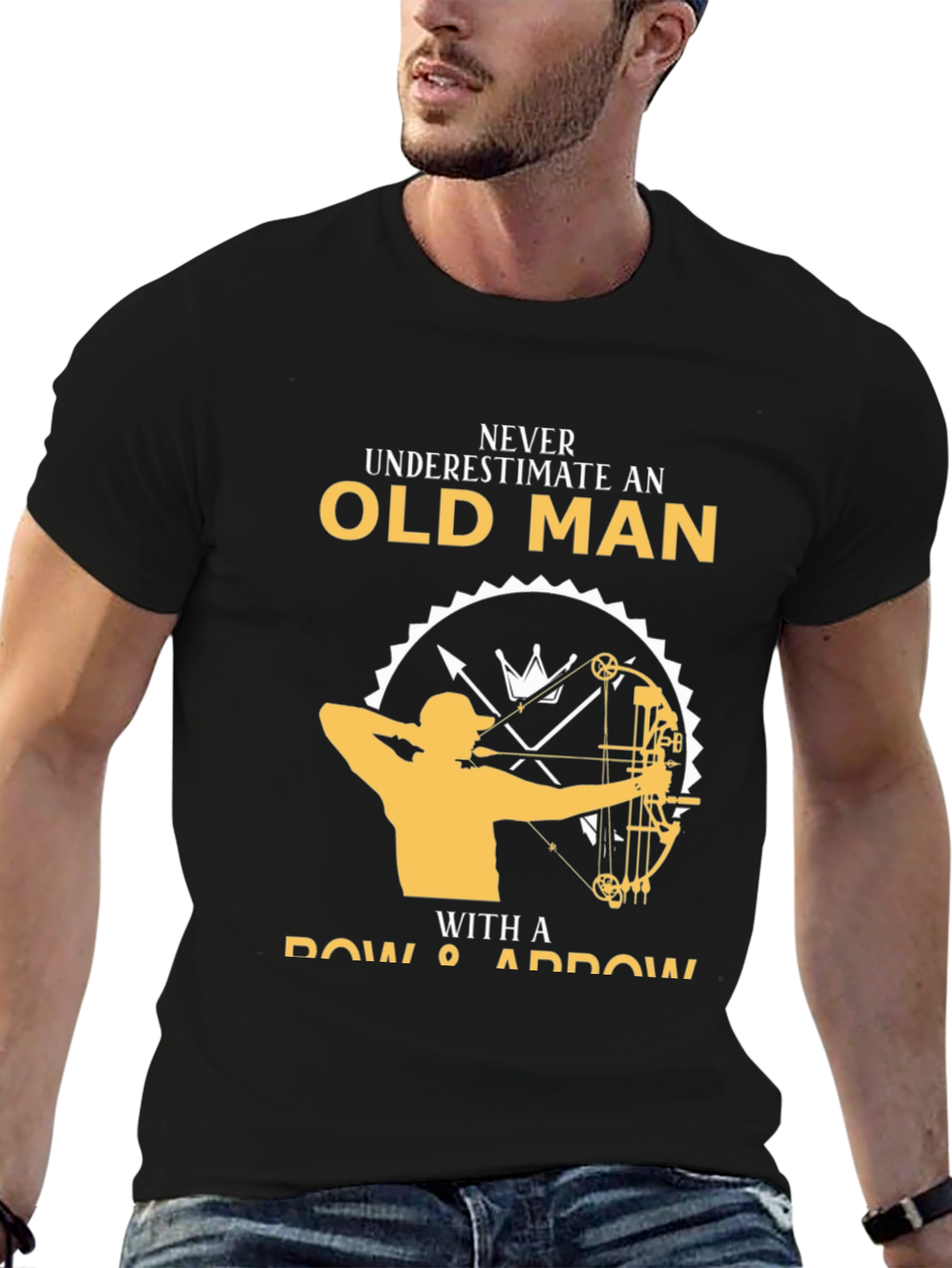 Never Underestimate Old Man T-Shirt