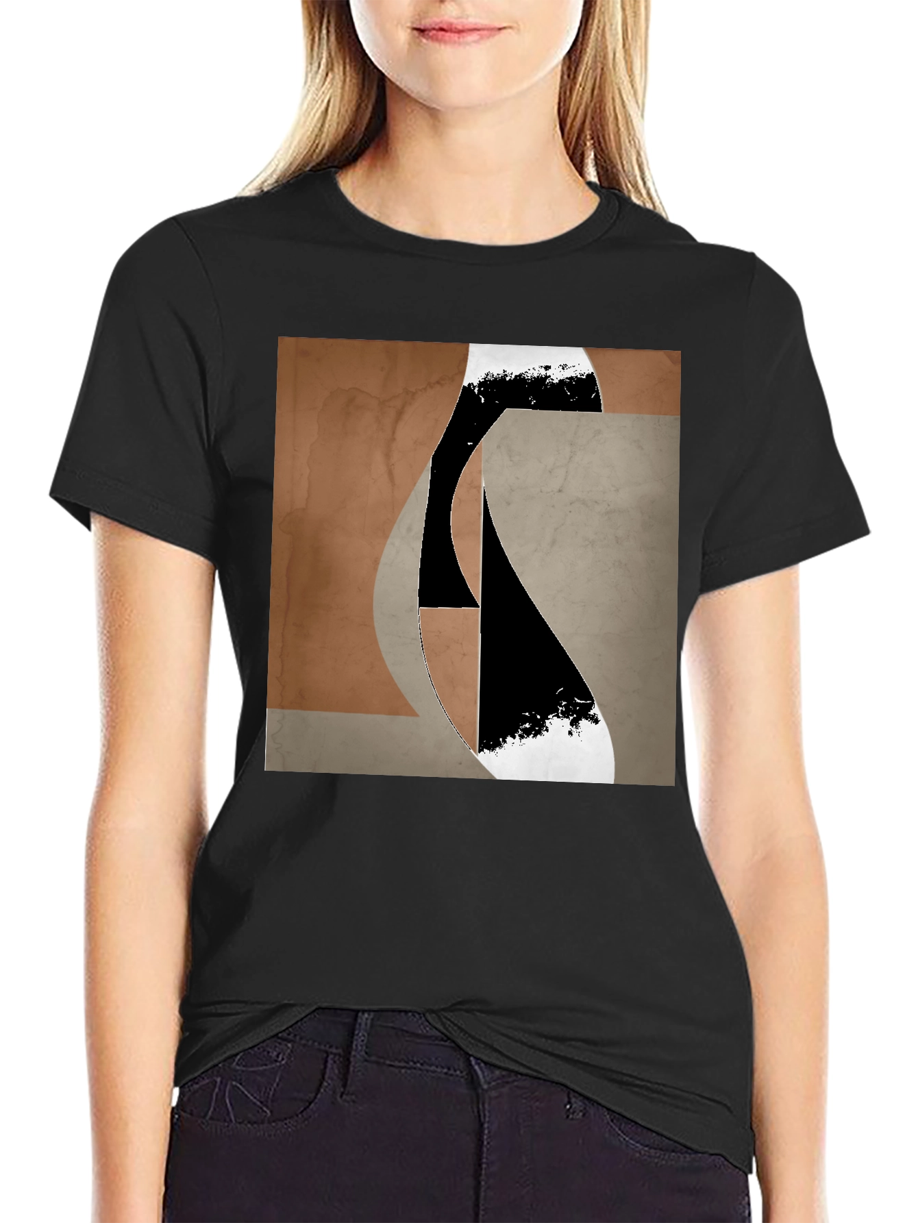 Abstract Art Graphic Tee - Modern Design