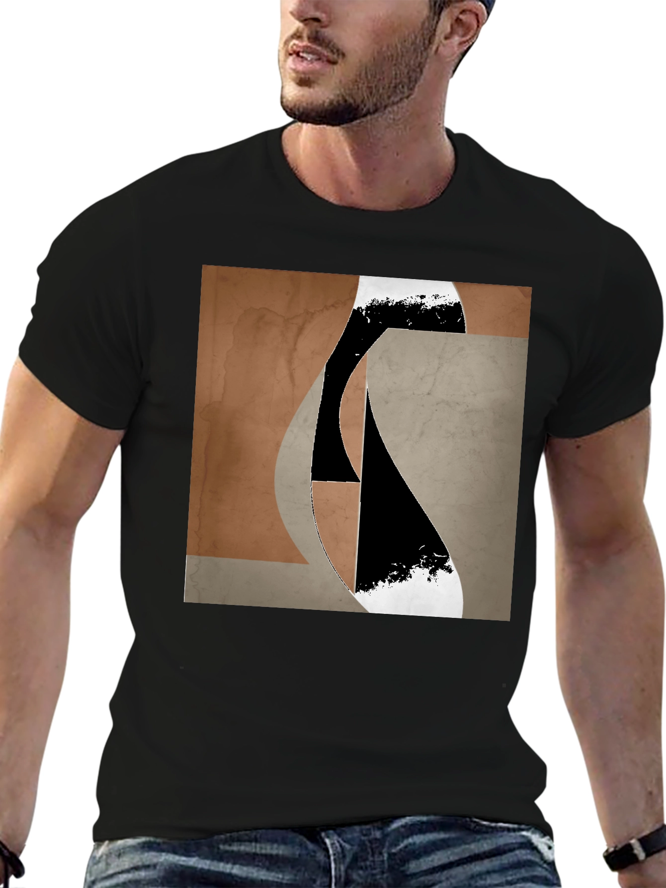 Abstract Art Graphic Tee - Modern Design