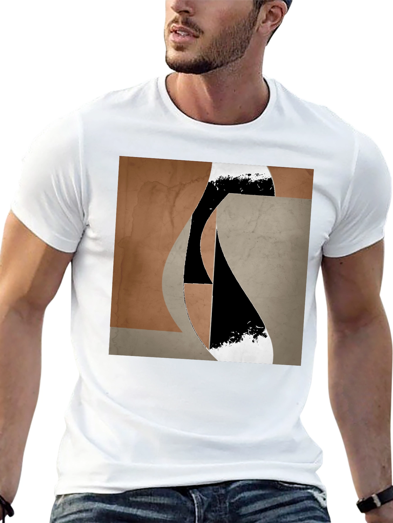 Abstract Art Graphic Tee - Modern Design