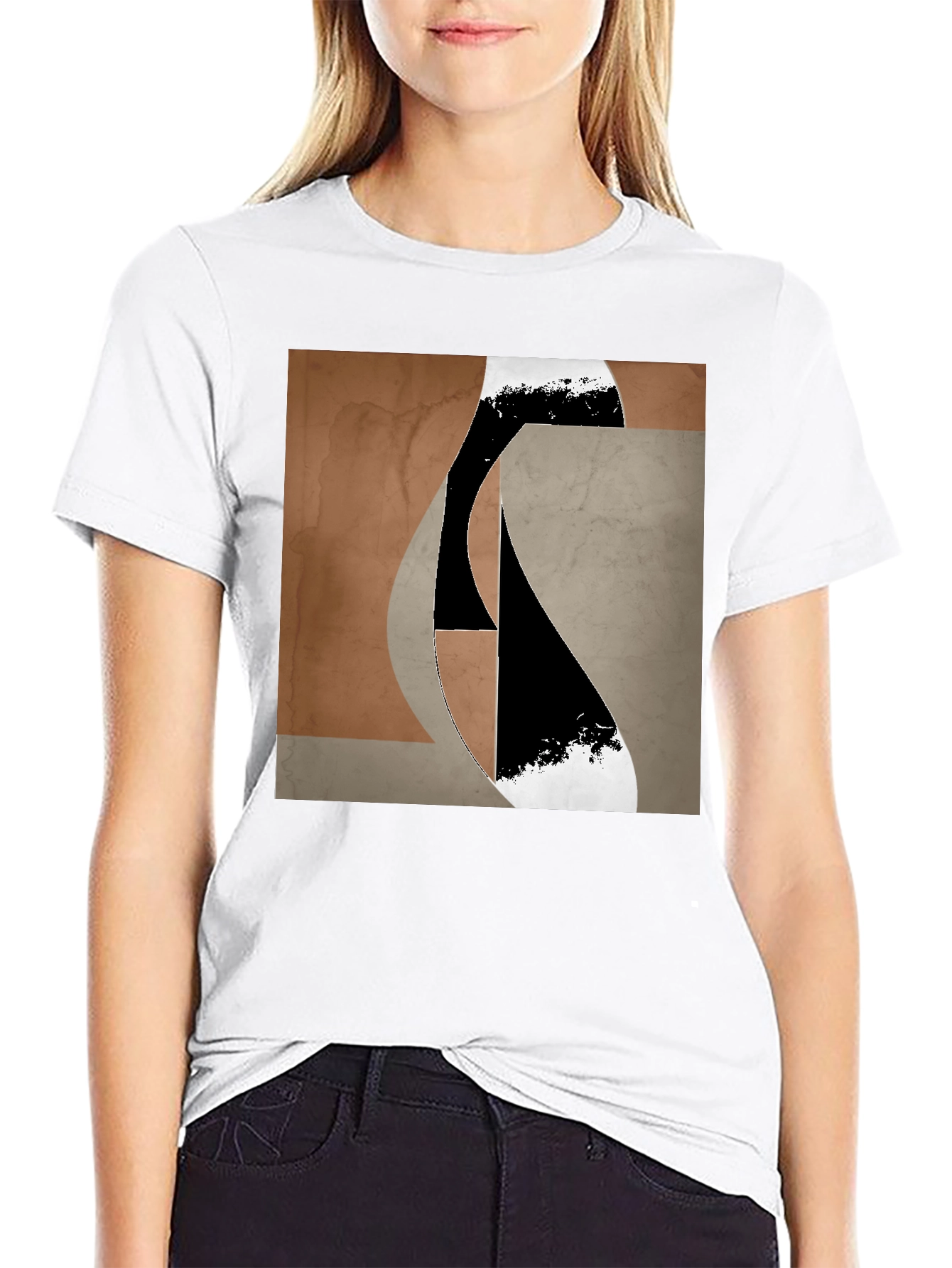 Abstract Art Graphic Tee - Modern Design