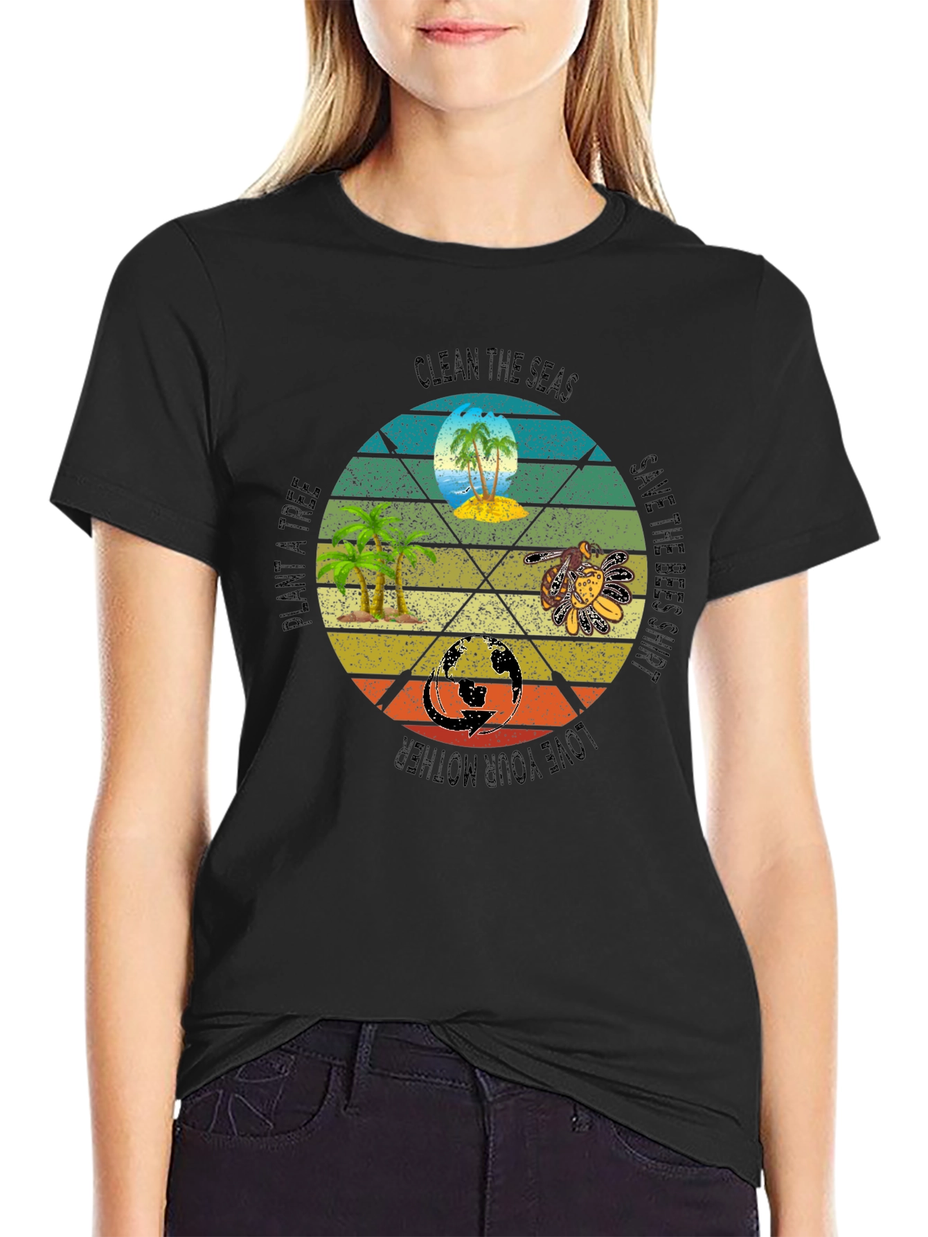 Eco-Friendly Graphic T-Shirt: Save the Planet Tee