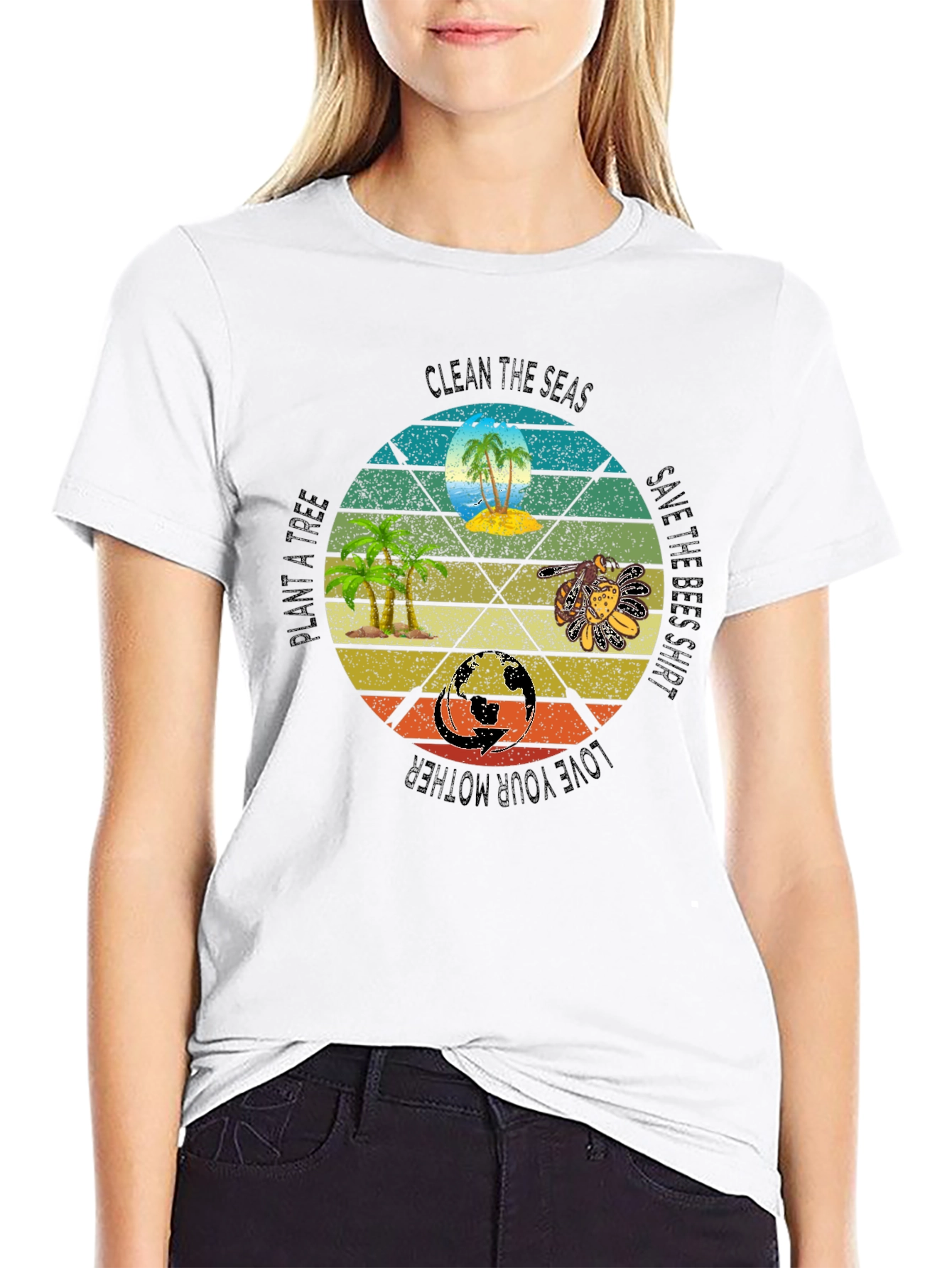 Eco-Friendly Graphic T-Shirt: Save the Planet Tee