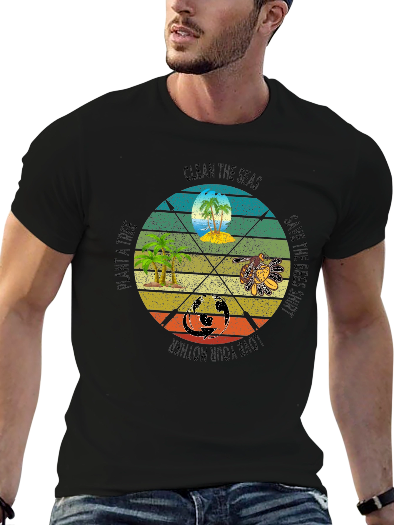Eco-Friendly Graphic T-Shirt: Save the Planet Tee