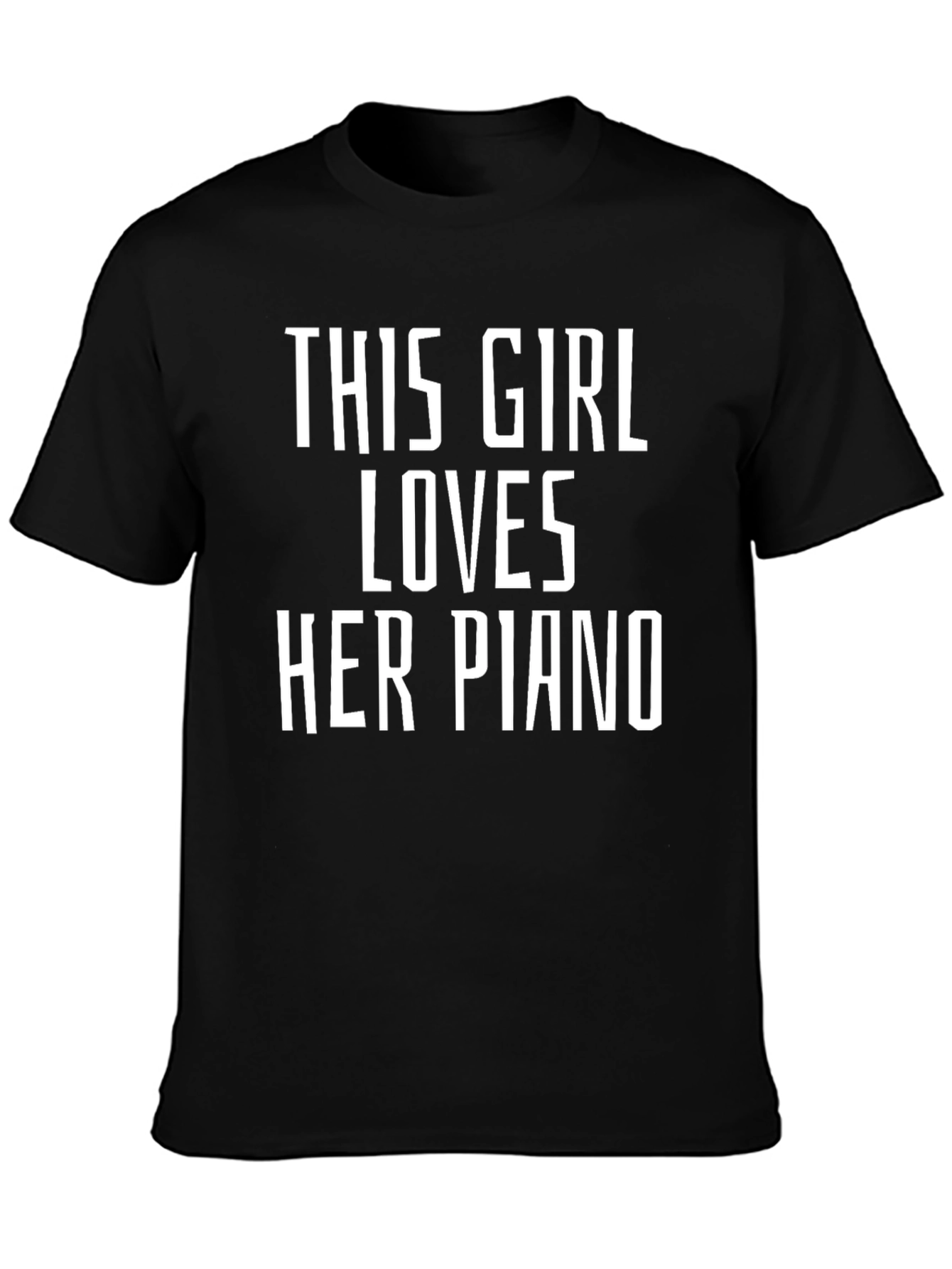 This Girl Loves Her Piano T-Shirt