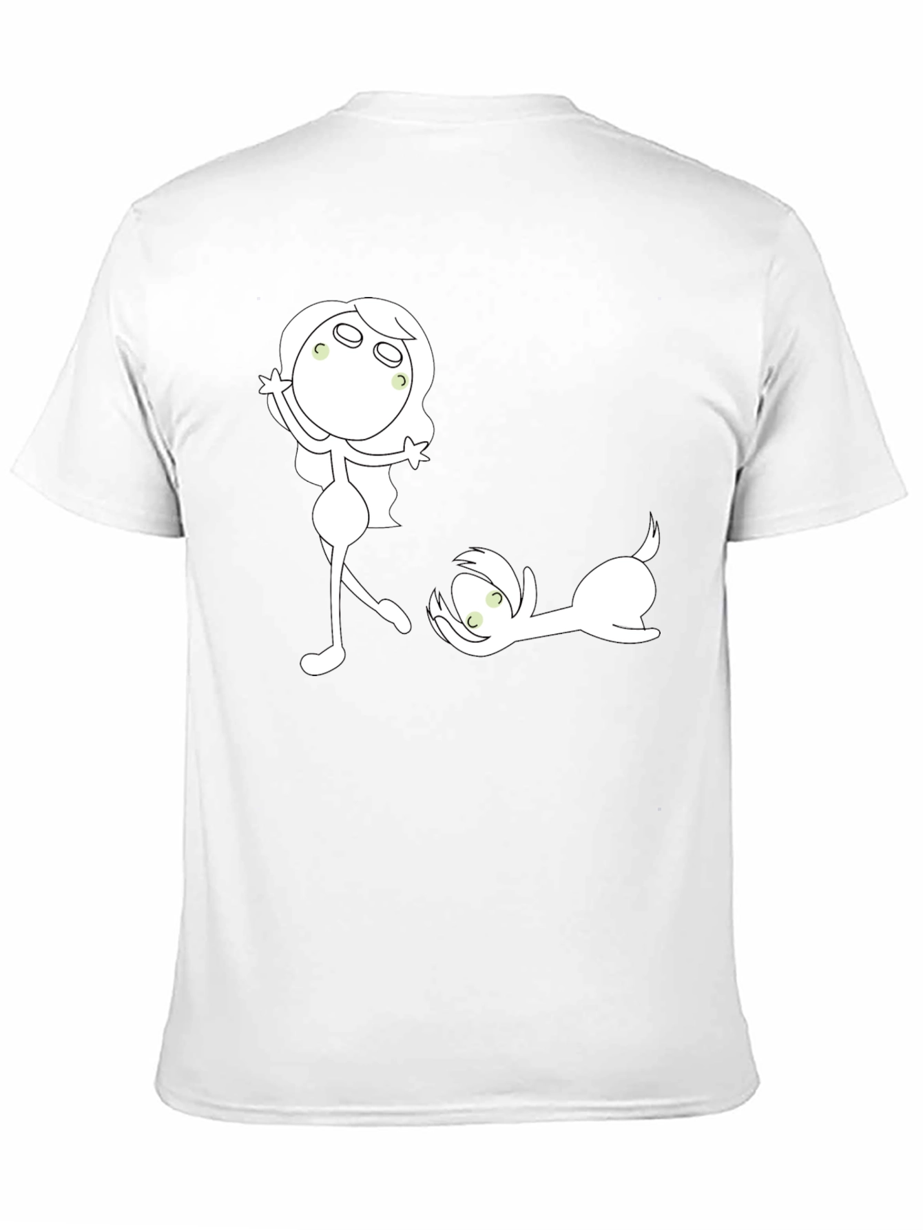 Fun Graphic Print Crew Neck T-Shirt