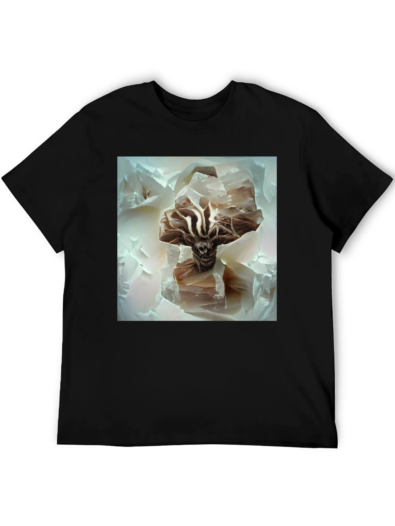 Abstract Alien Graphic T-Shirt - Soft Cotton Tee