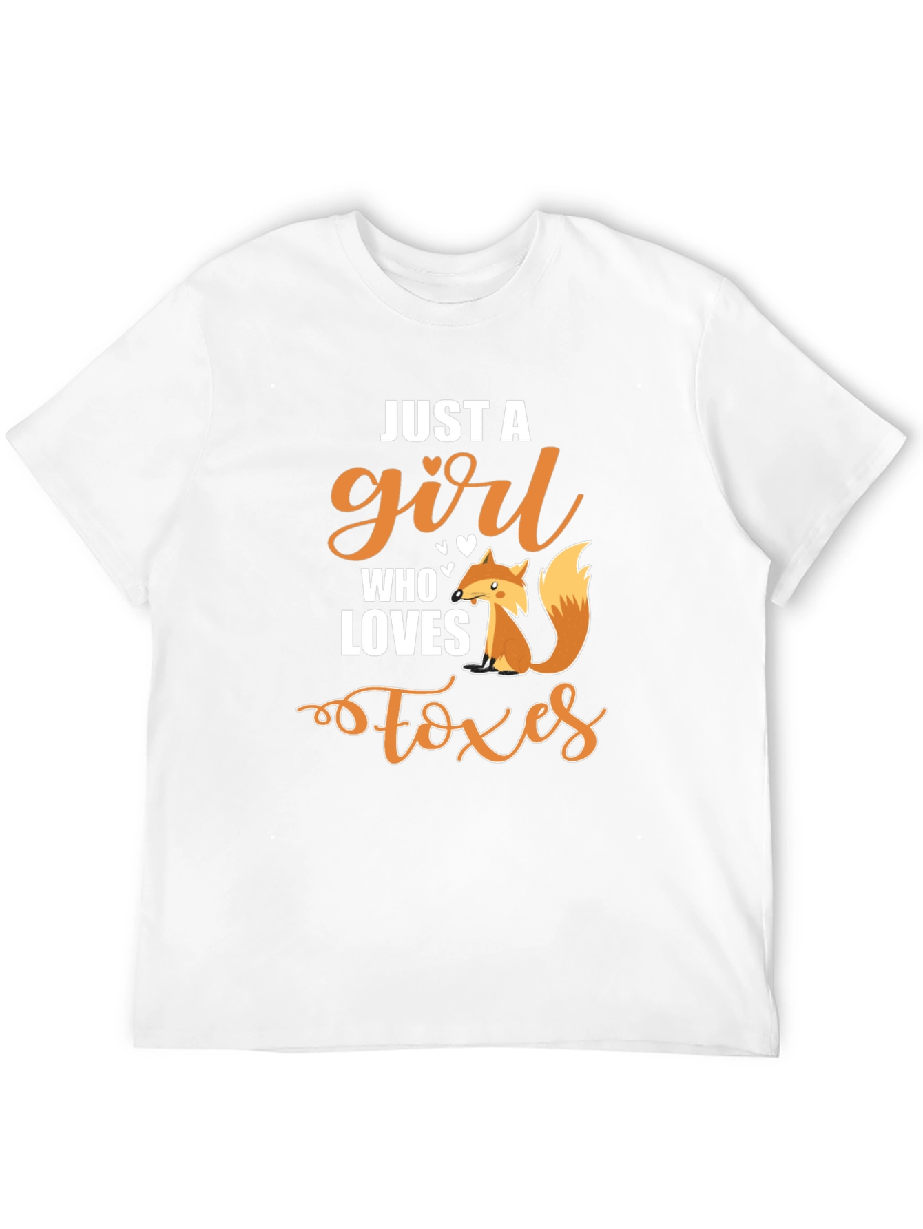 Just a Girl Who Loves Foxes Graphic Tee