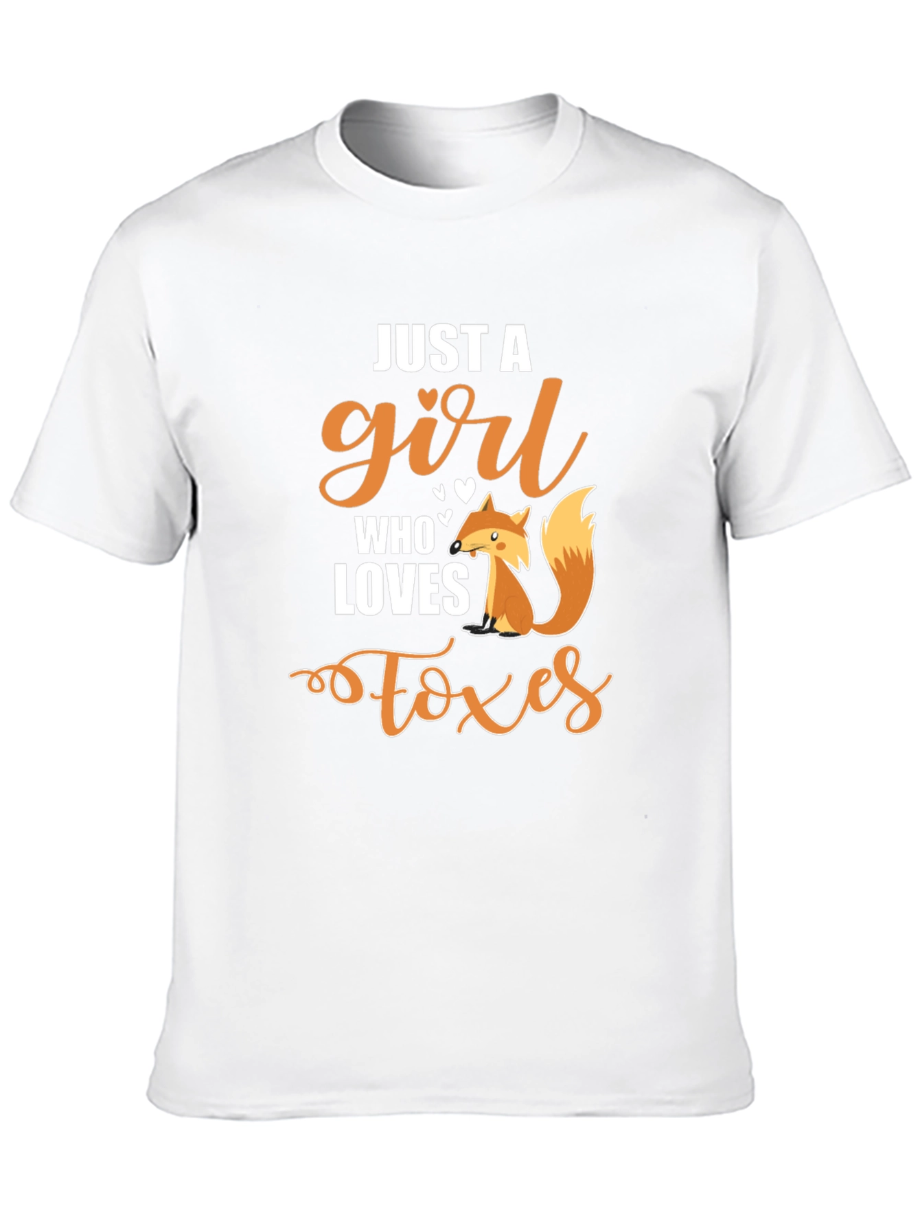 Just a Girl Who Loves Foxes Graphic Tee