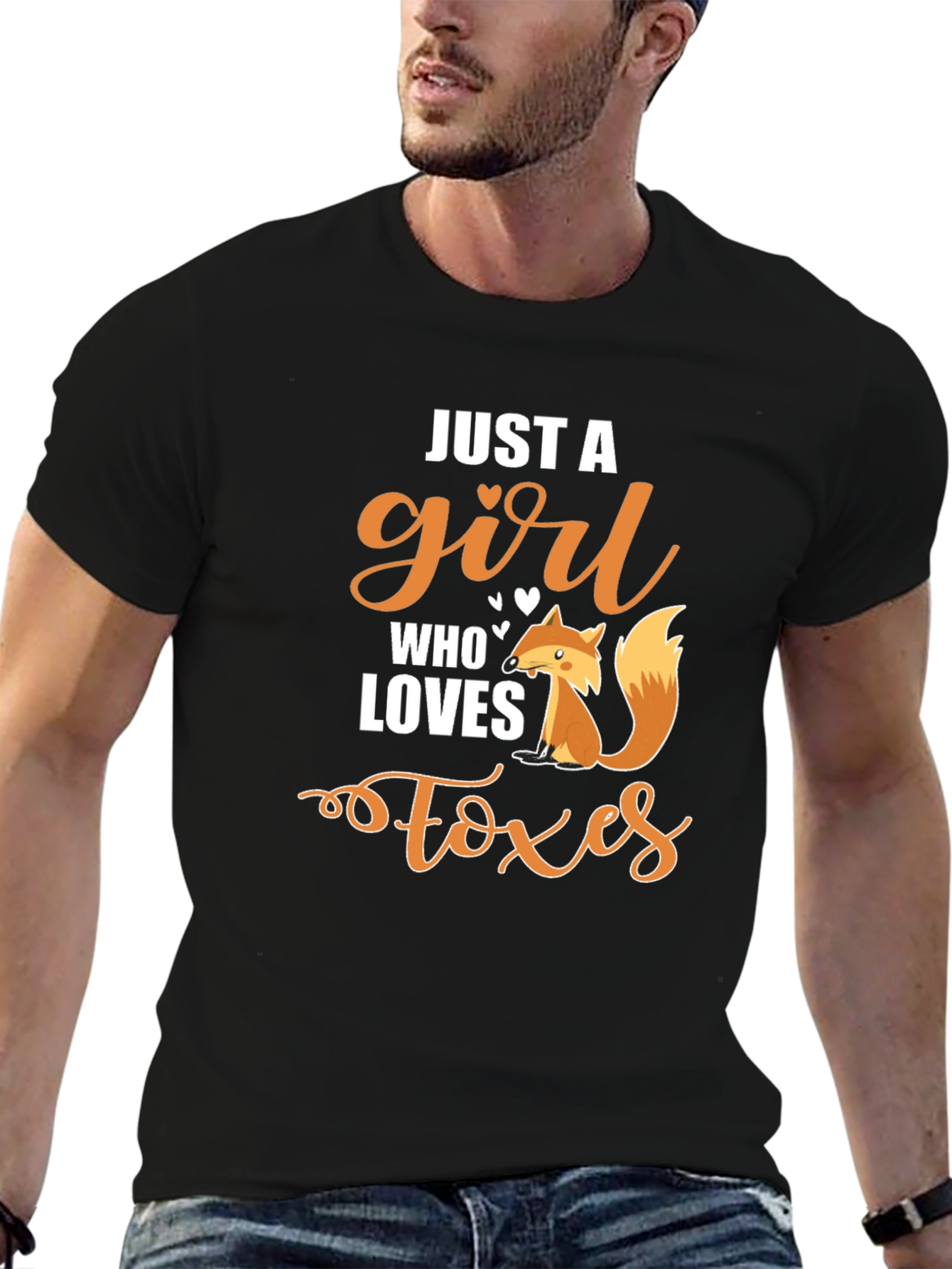 Just a Girl Who Loves Foxes Graphic Tee