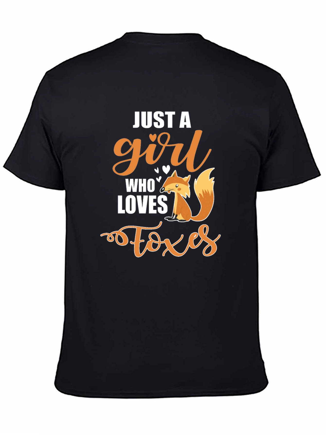 Just a Girl Who Loves Foxes Graphic Tee
