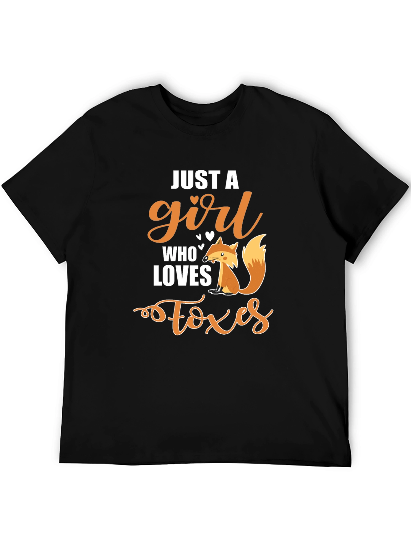 Just a Girl Who Loves Foxes Graphic Tee