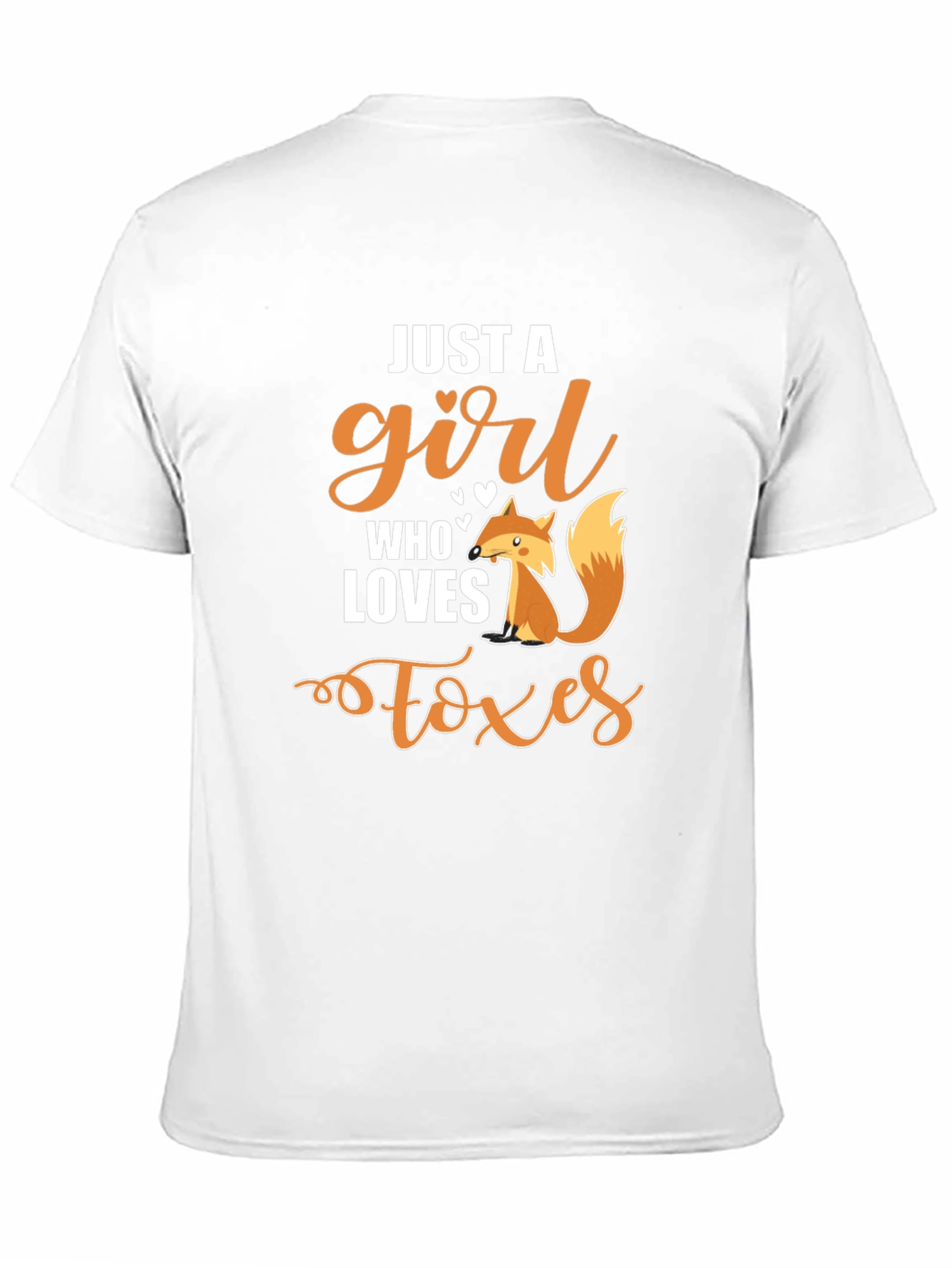 Just a Girl Who Loves Foxes Graphic Tee