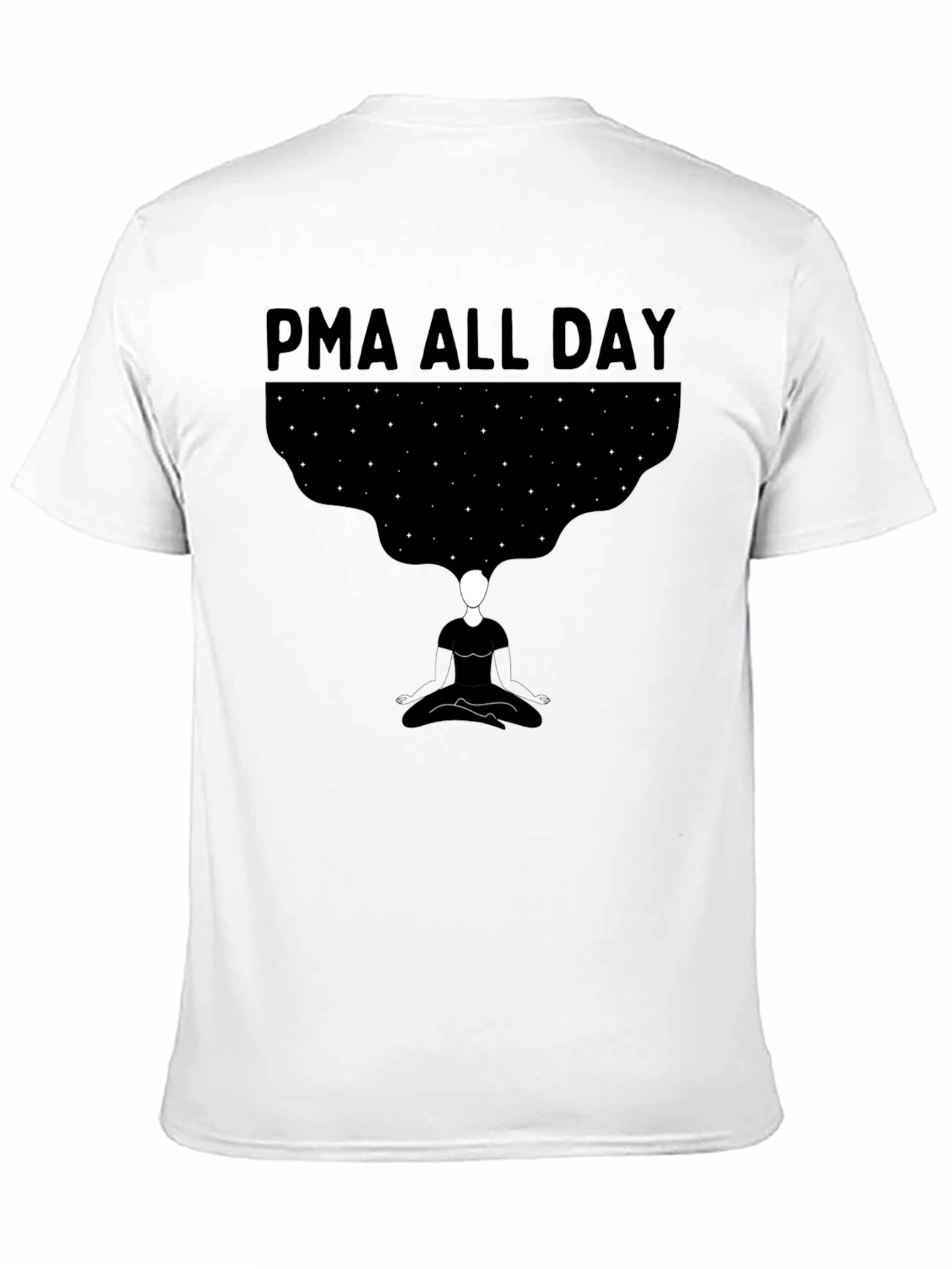 PMA All Day Graphic Tee - Meditating Starry Mind