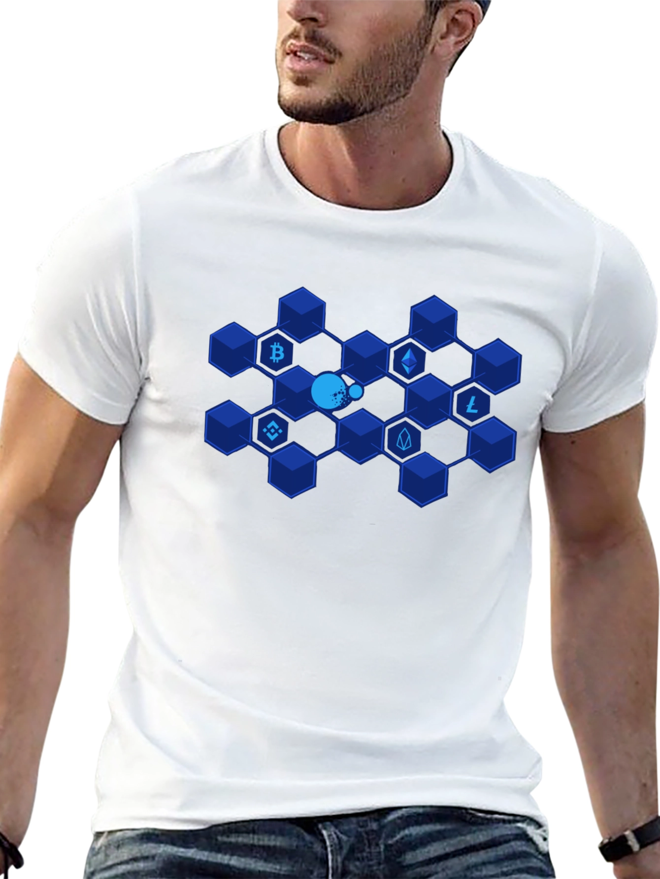 Crypto T-Shirt - Blockchain Design