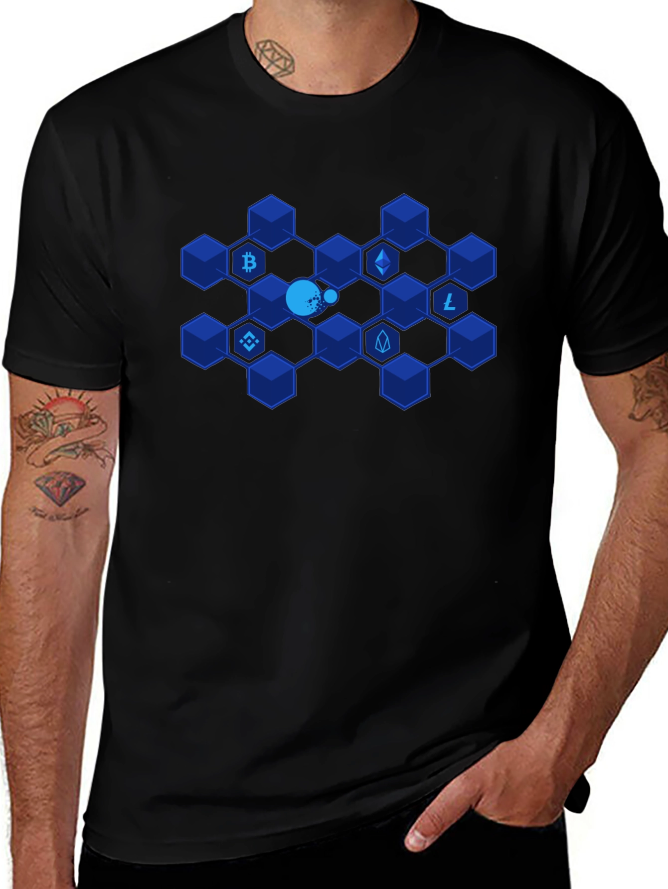 Crypto T-Shirt - Blockchain Design