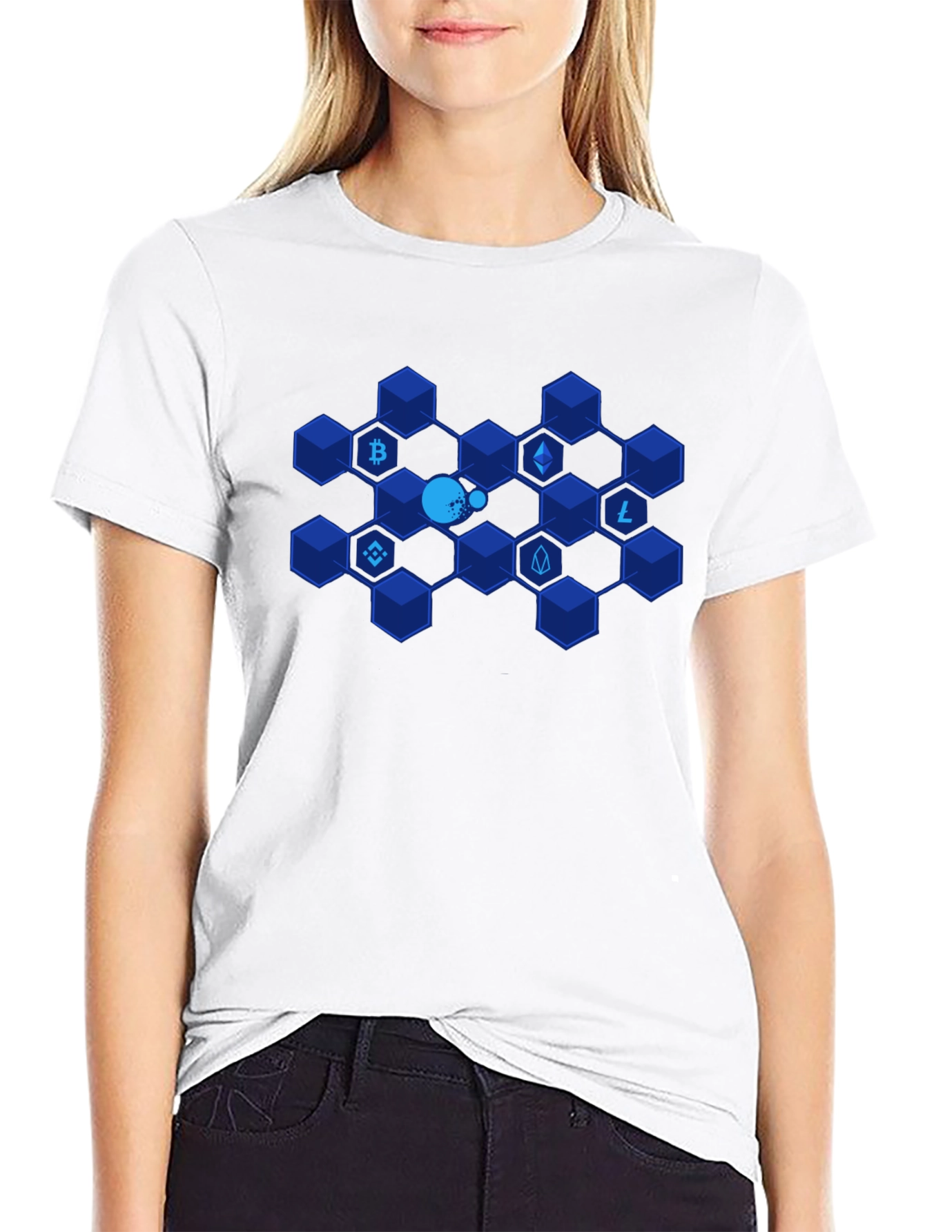 Crypto T-Shirt - Blockchain Design
