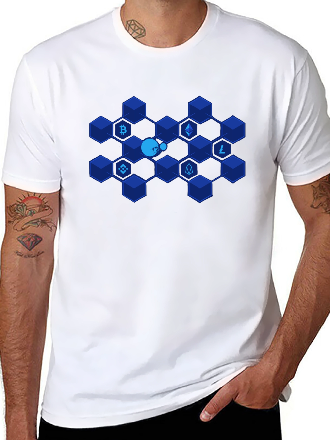 Crypto T-Shirt - Blockchain Design