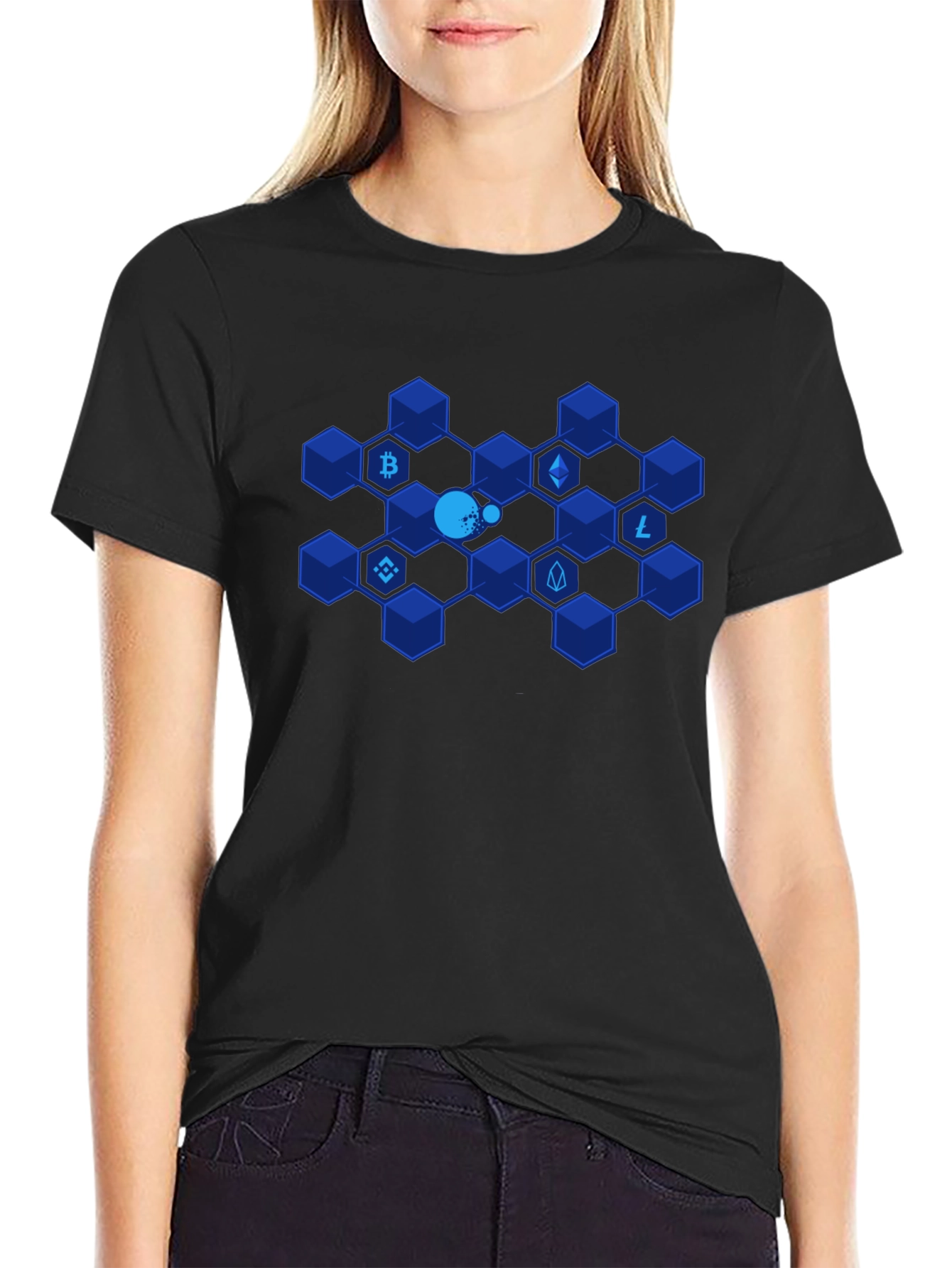 Crypto T-Shirt - Blockchain Design