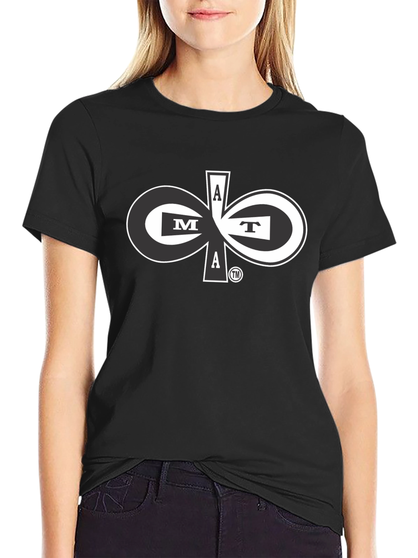 AMAT Infinity Black Tee