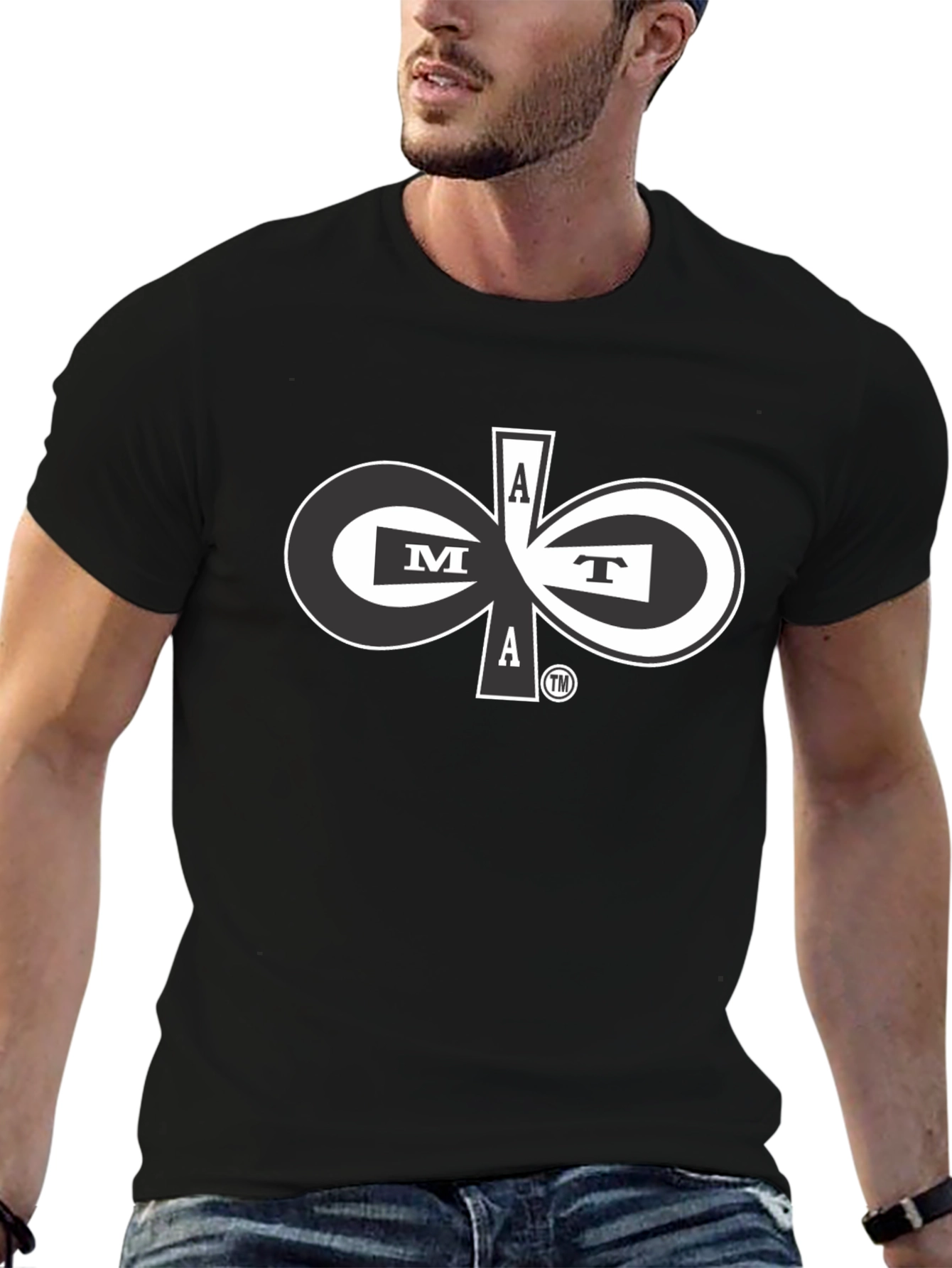 AMAT Infinity Black Tee