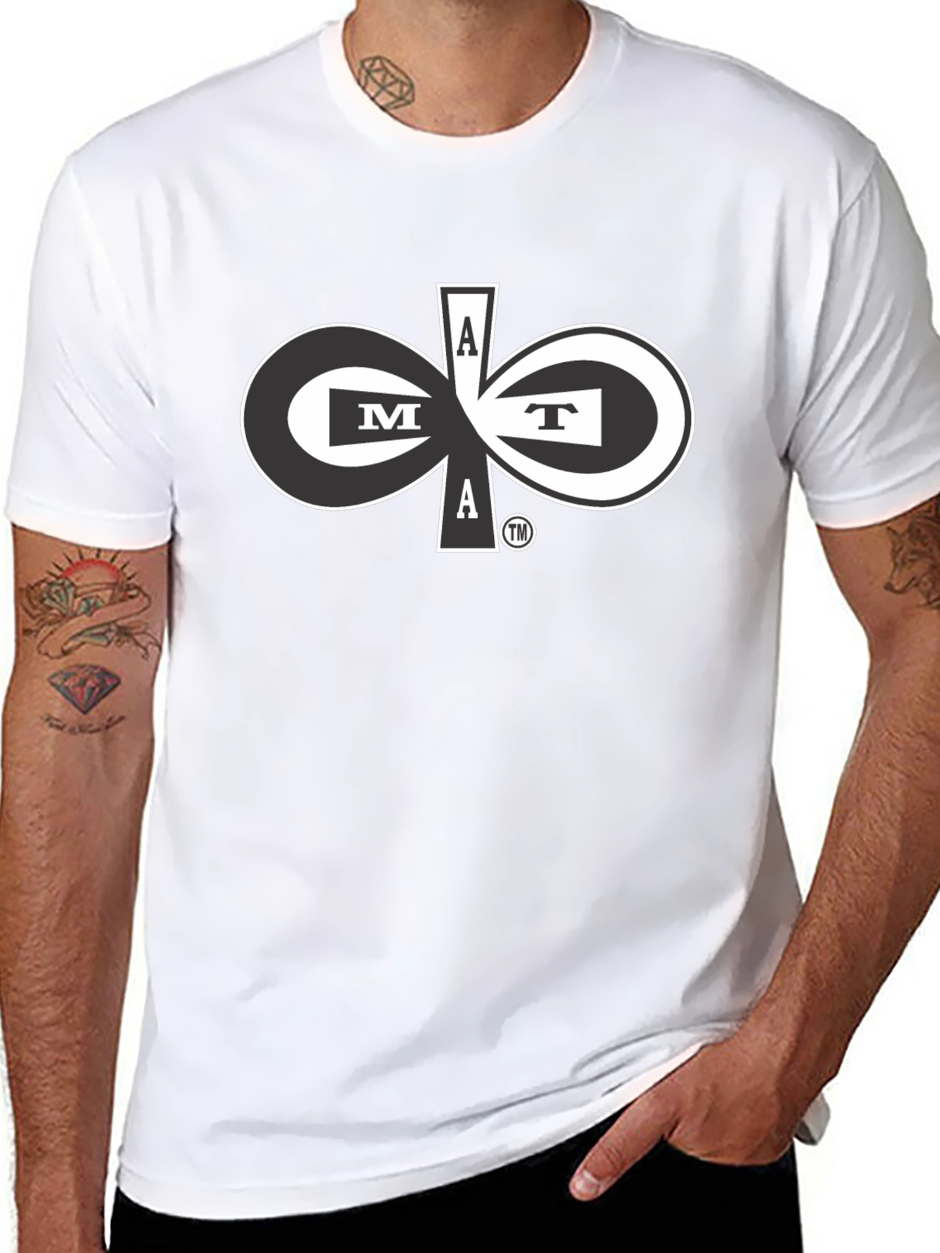 AMAT Infinity Black Tee