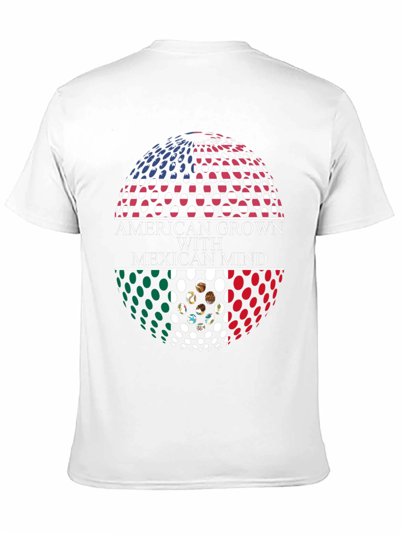 American Grown with Mexican Mind Graphic T-Shirt