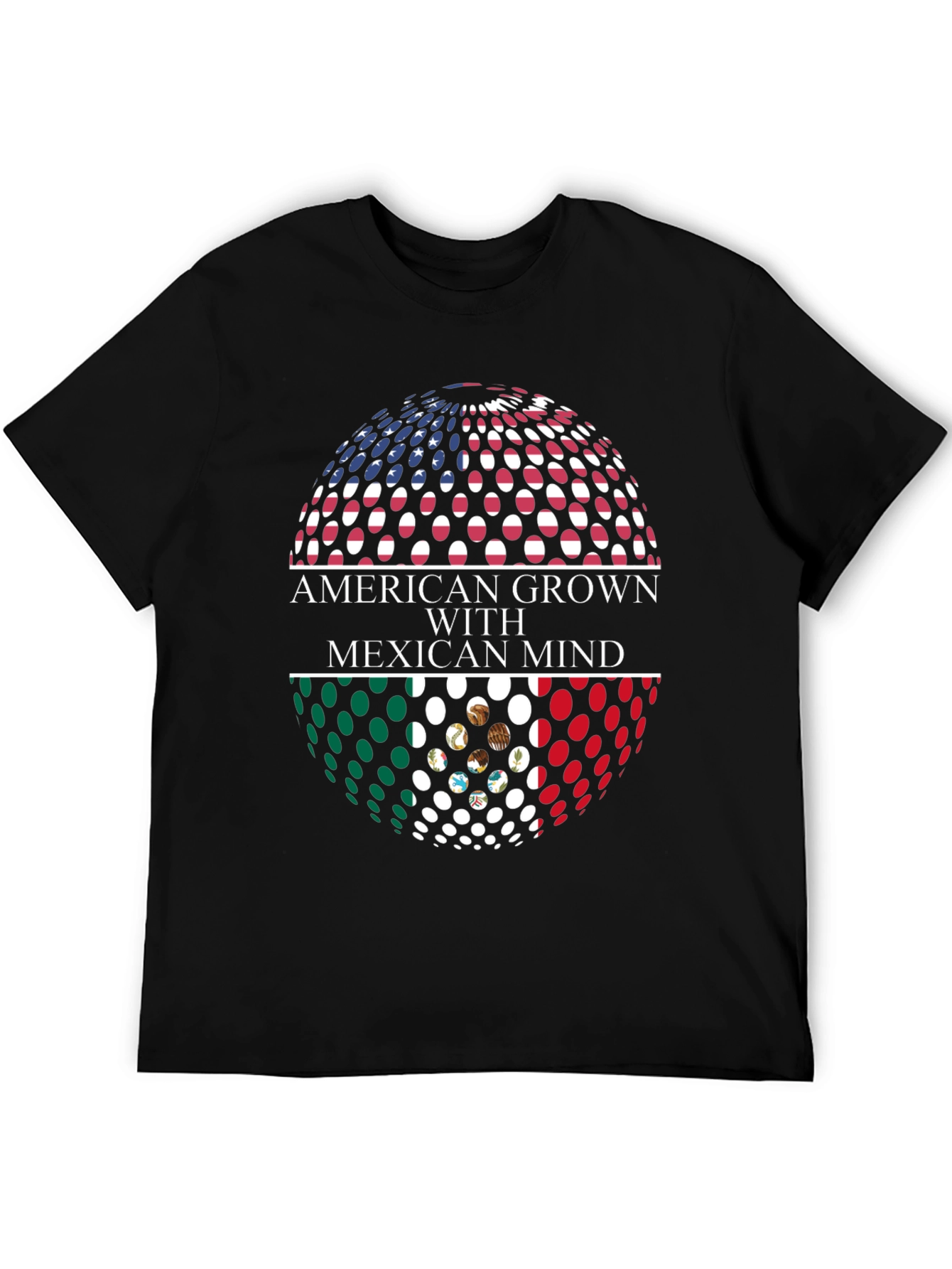 American Grown with Mexican Mind Graphic T-Shirt