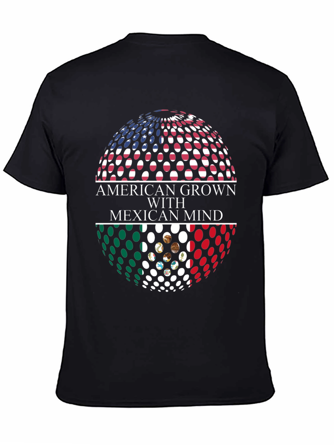 American Grown with Mexican Mind Graphic T-Shirt
