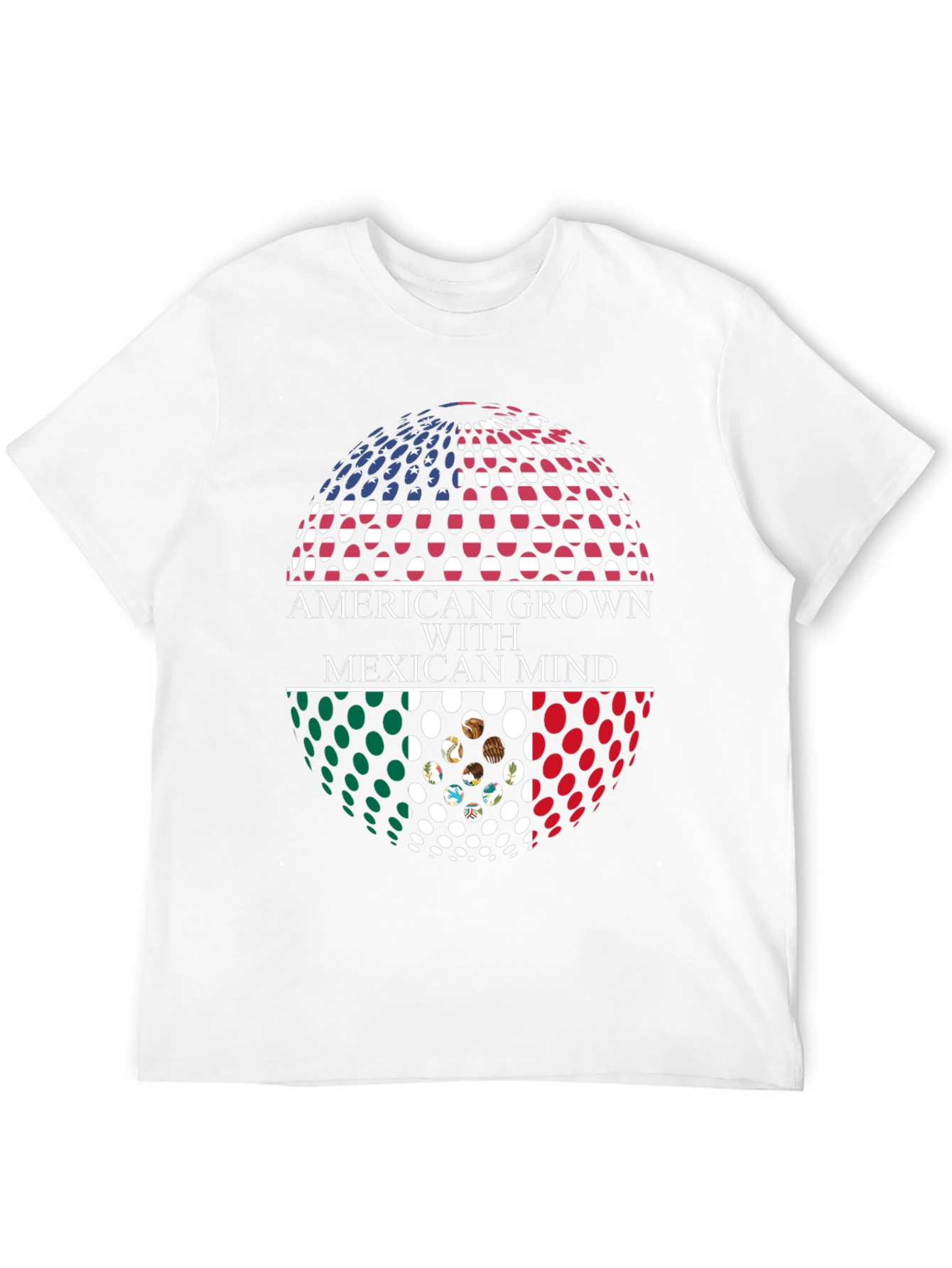 American Grown with Mexican Mind Graphic T-Shirt