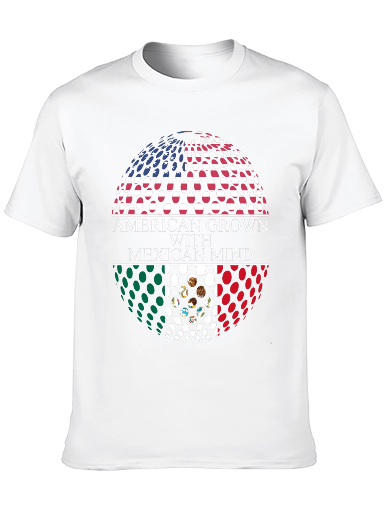 American Grown with Mexican Mind Graphic T-Shirt