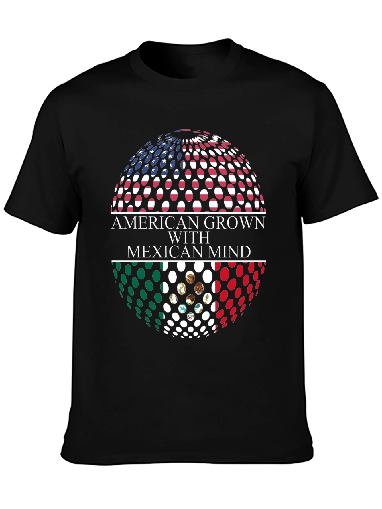 American Grown with Mexican Mind Graphic T-Shirt