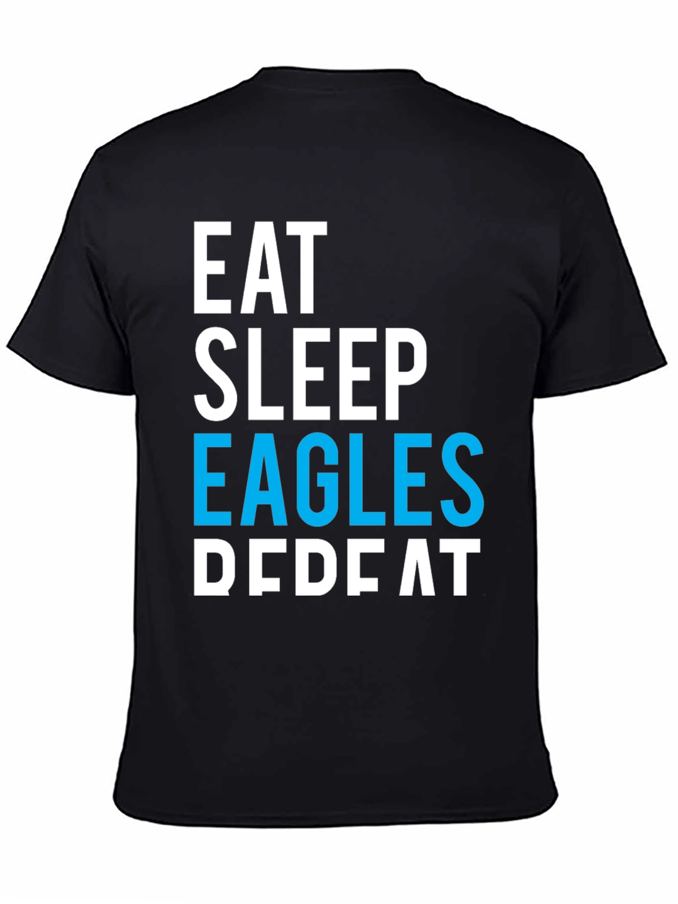 Eat Sleep Eagles Repeat T-Shirt - Fan Apparel