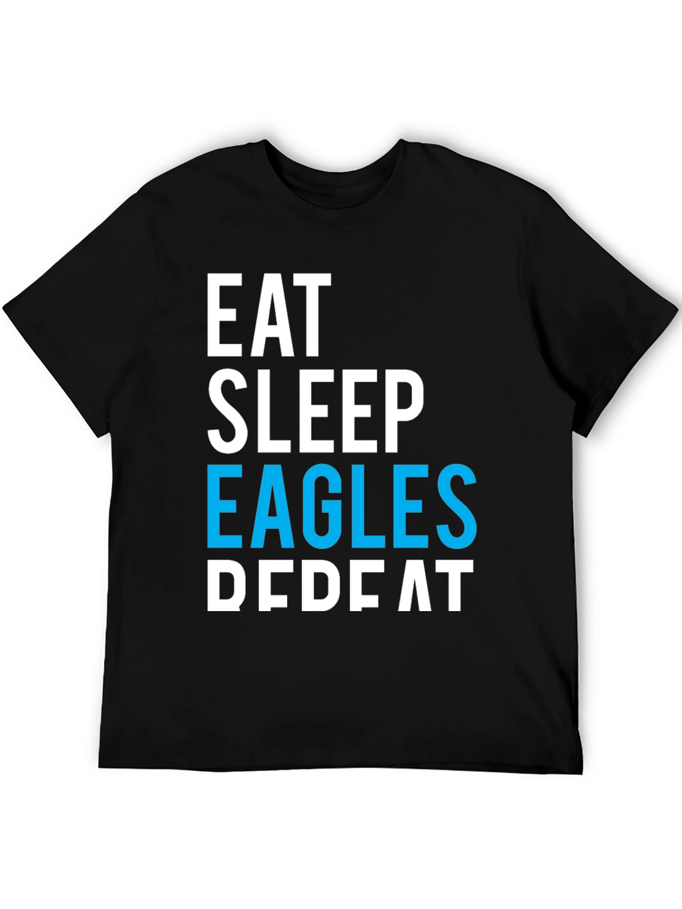 Eat Sleep Eagles Repeat T-Shirt - Fan Apparel
